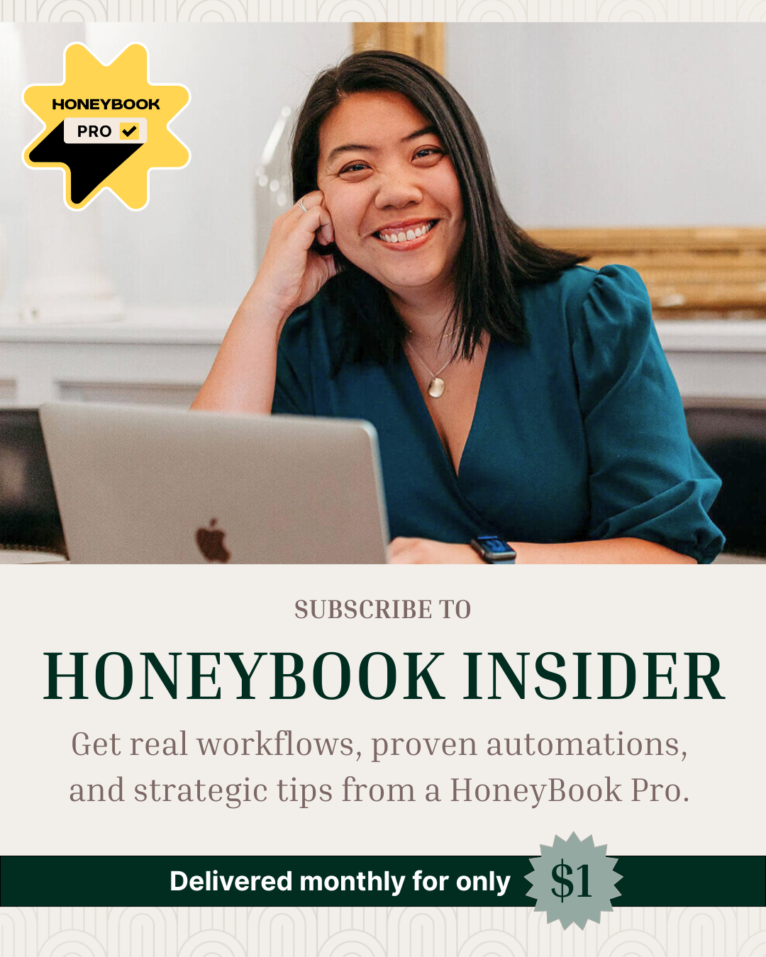 The Finer Points Facebook ad: Monthly Newsletter for Business Owners