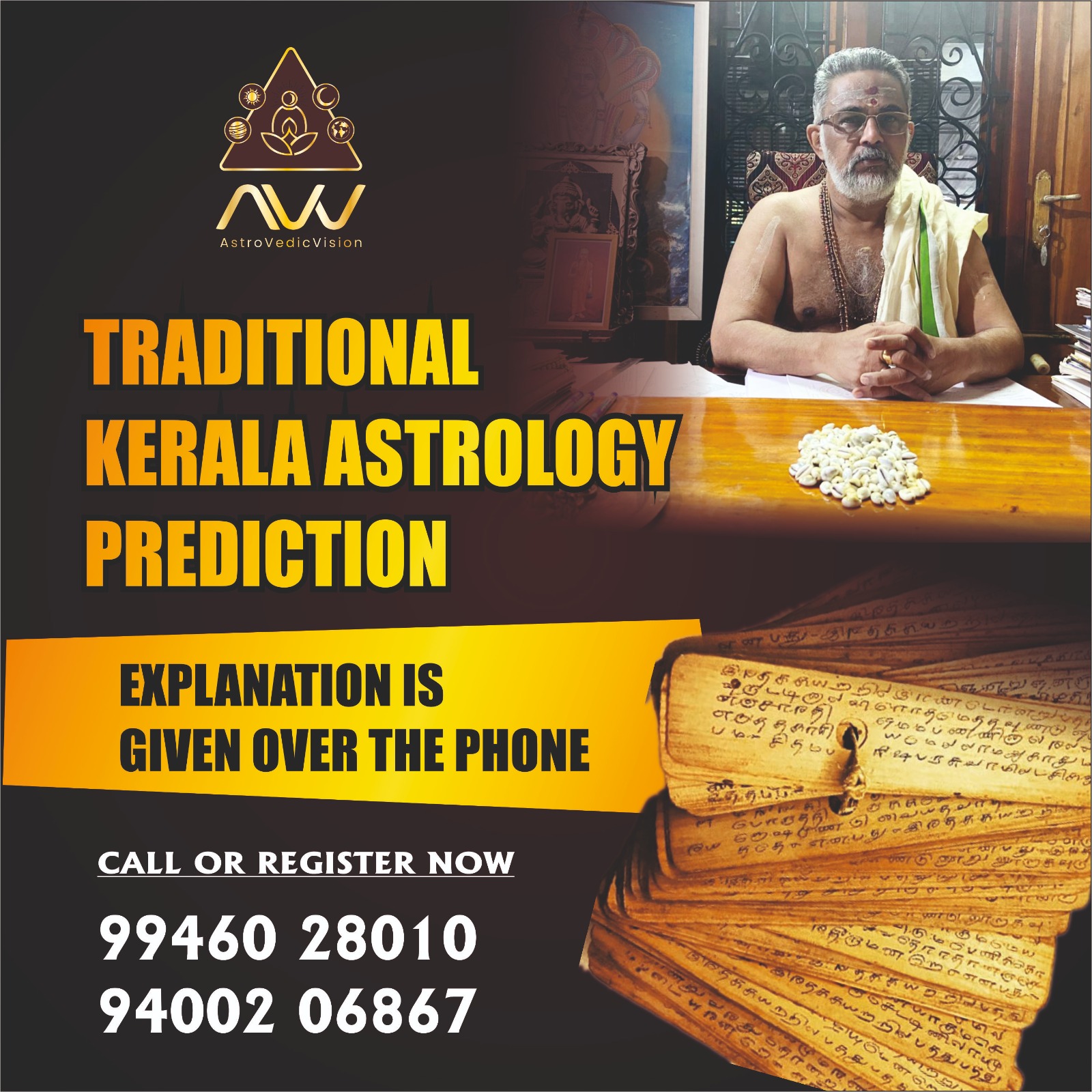 Astro Vedic Vision Facebook ad: Chat with us