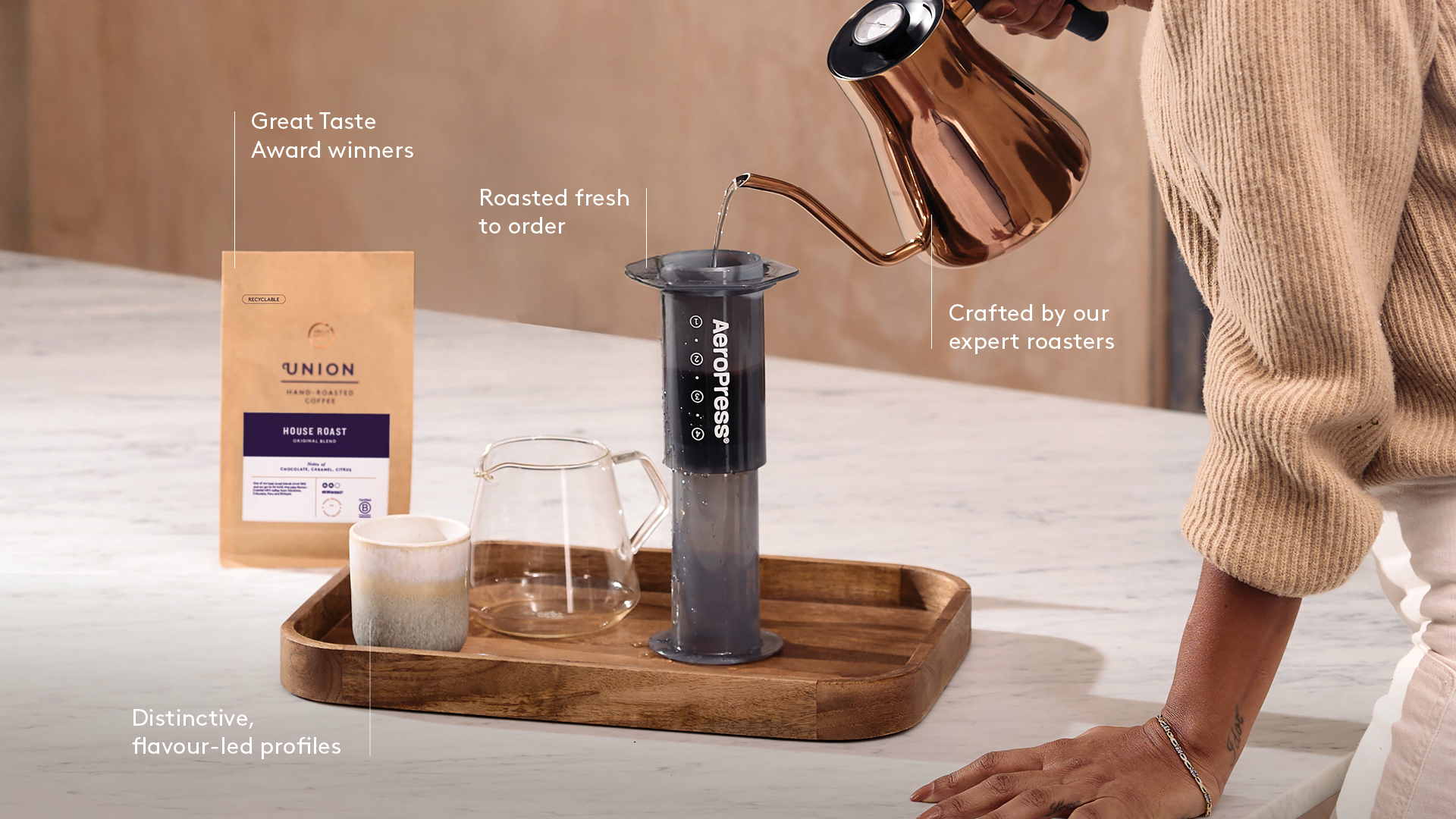 Union Hand-Roasted Coffee Facebook ad