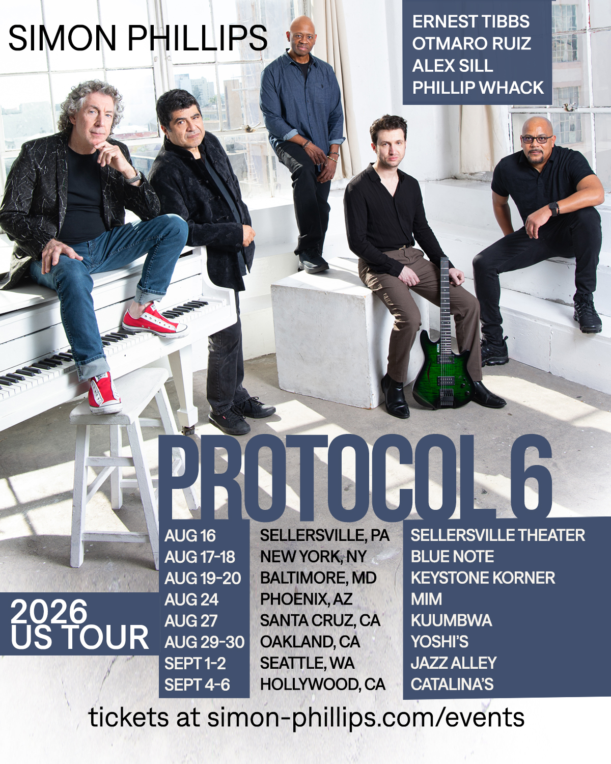 Simon Phillips Music Facebook ad: One of the great fusion bands in jazz history!