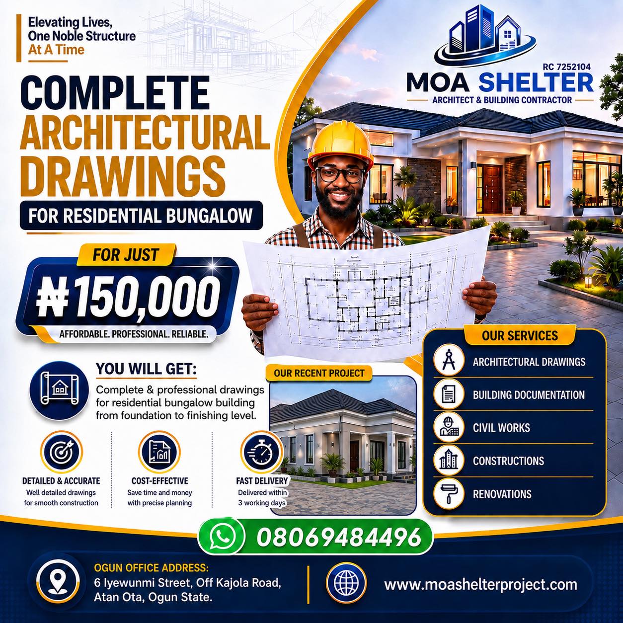 MOA Shelter Project Facebook ad: Planning to Build a Bungalow?