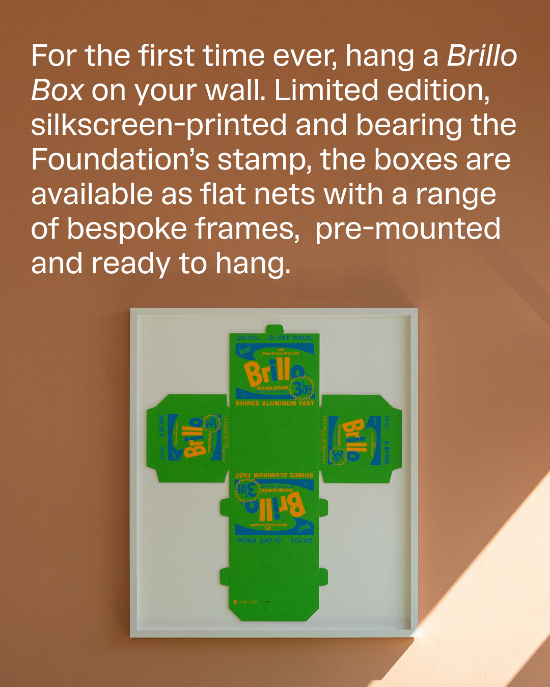 The Andy Warhol Foundation for the Visual Arts Facebook ad