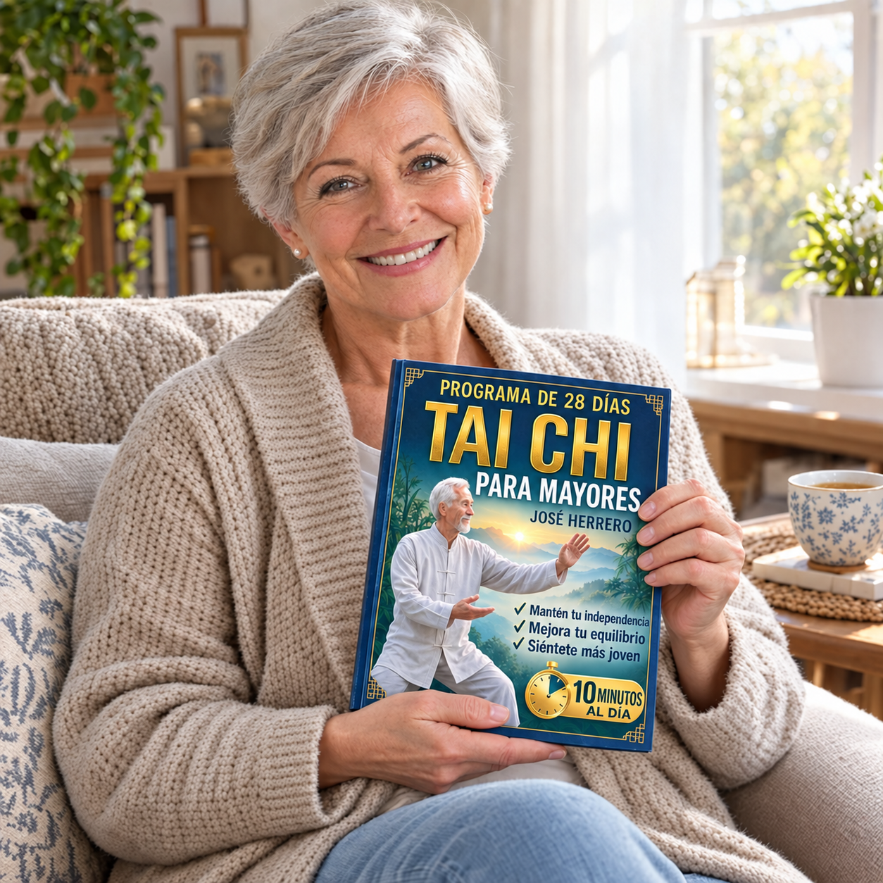 Maria Finds Facebook ad: Tai Chi para Mayores, 10 minutos al día