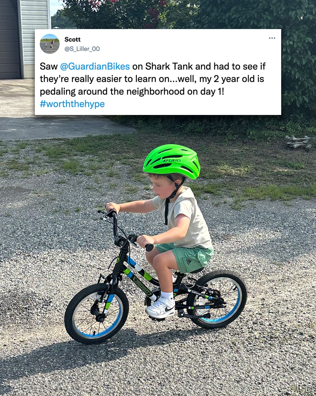Guardian Bikes Facebook ad