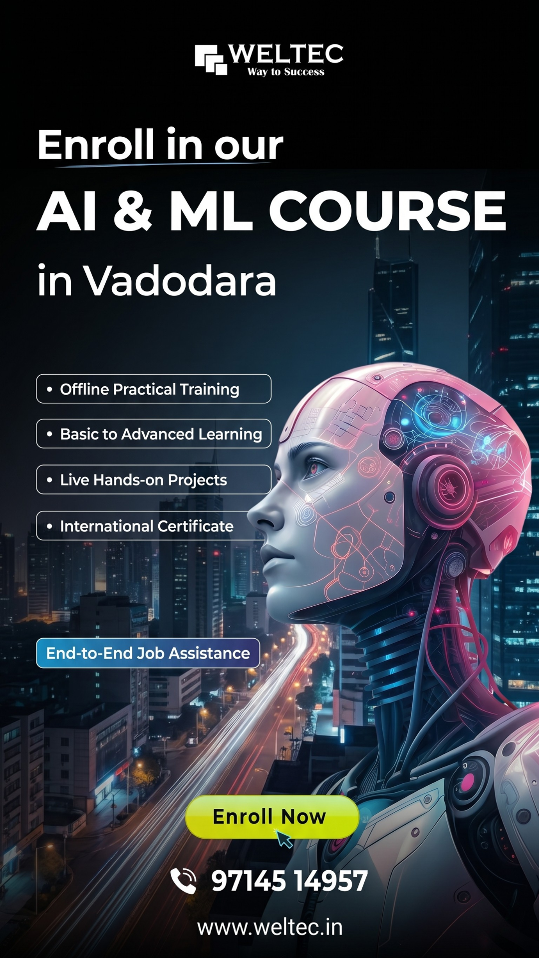 Weltec Institute Facebook ad