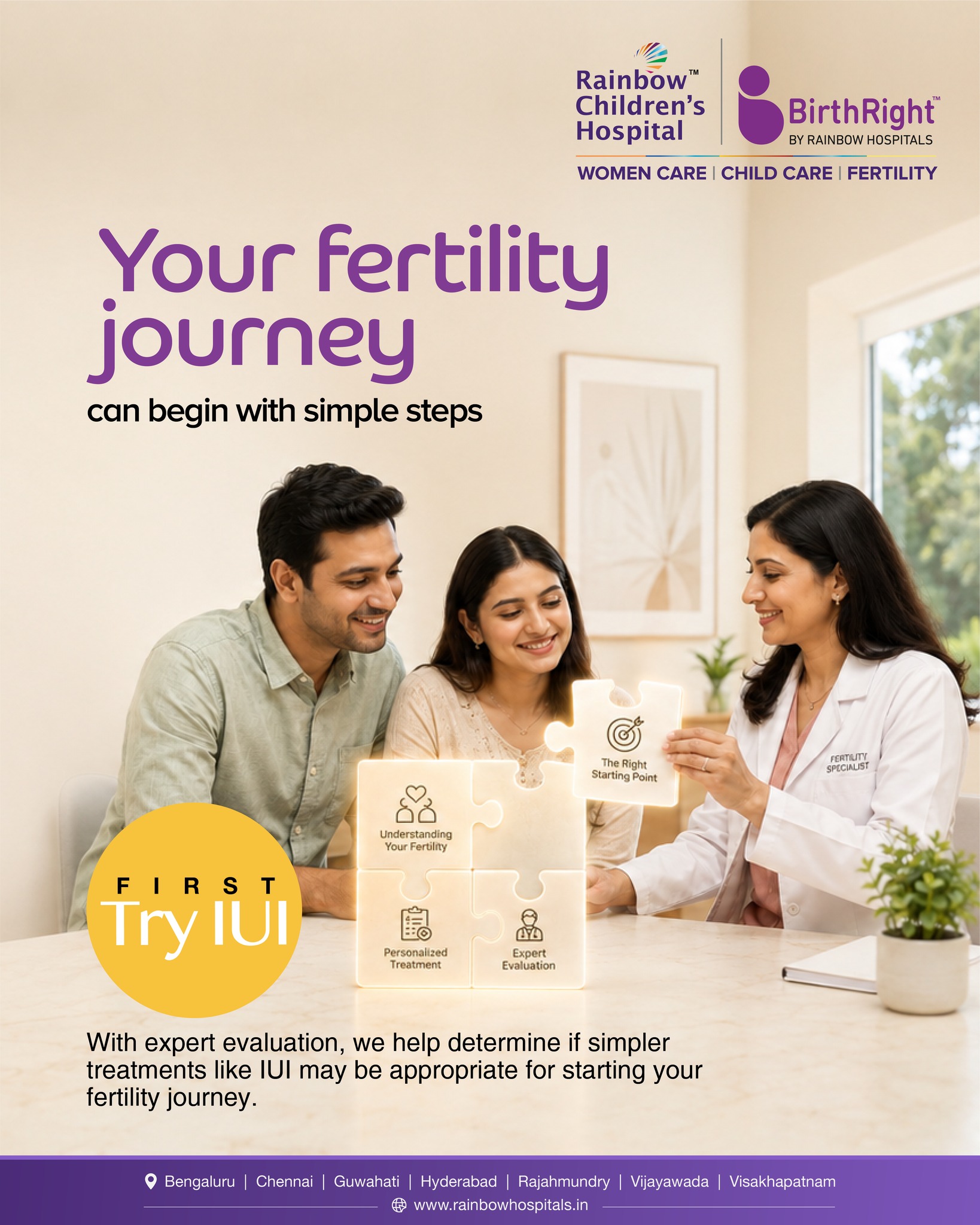 BirthRight Fertility By Rainbow Facebook ad