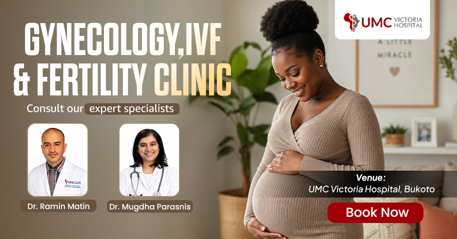 UMC Victoria Hospital - Uganda Facebook ad: Gynecology, IVF & Fertility, Kampala