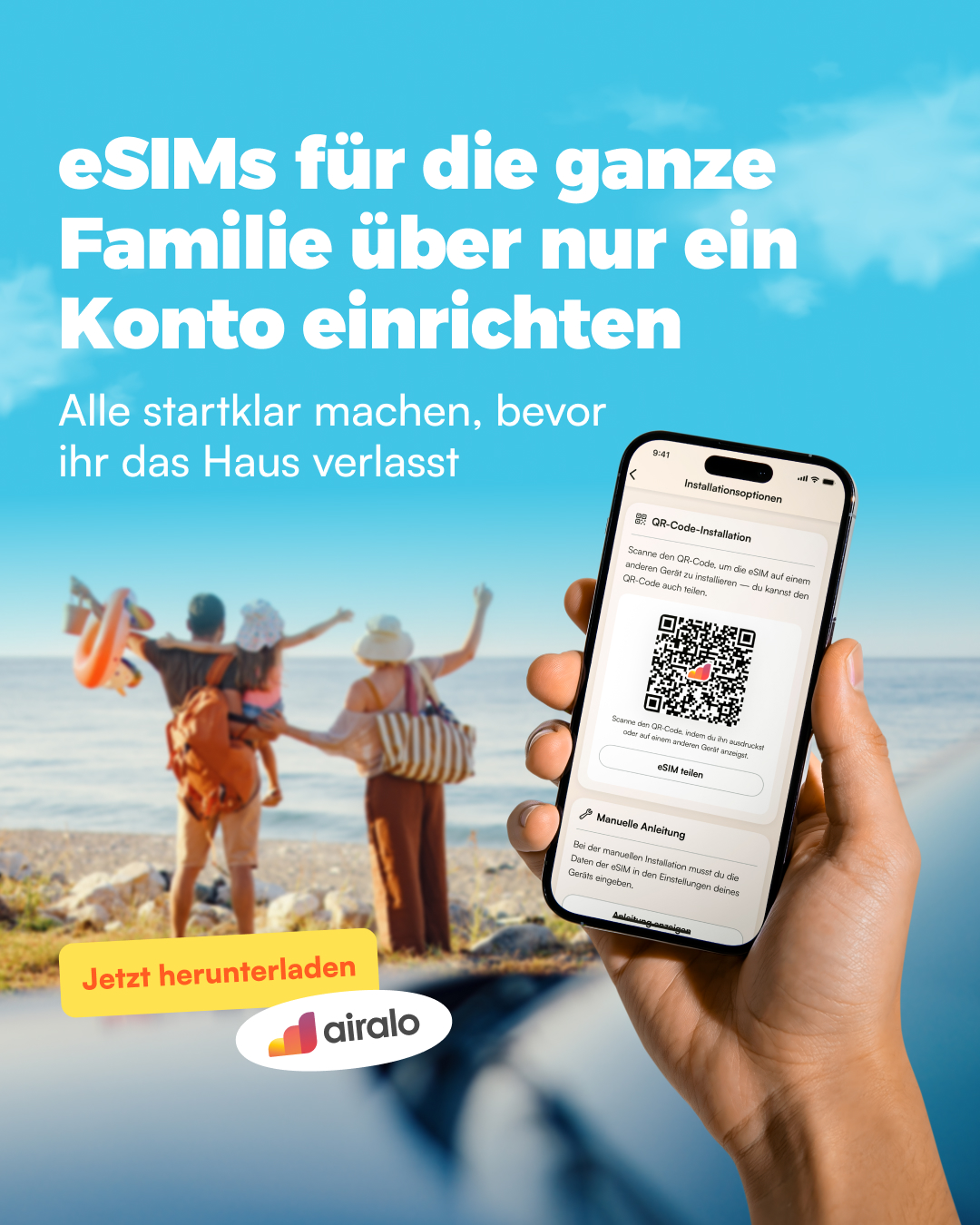 Airalo Global eSIM Store Facebook ad