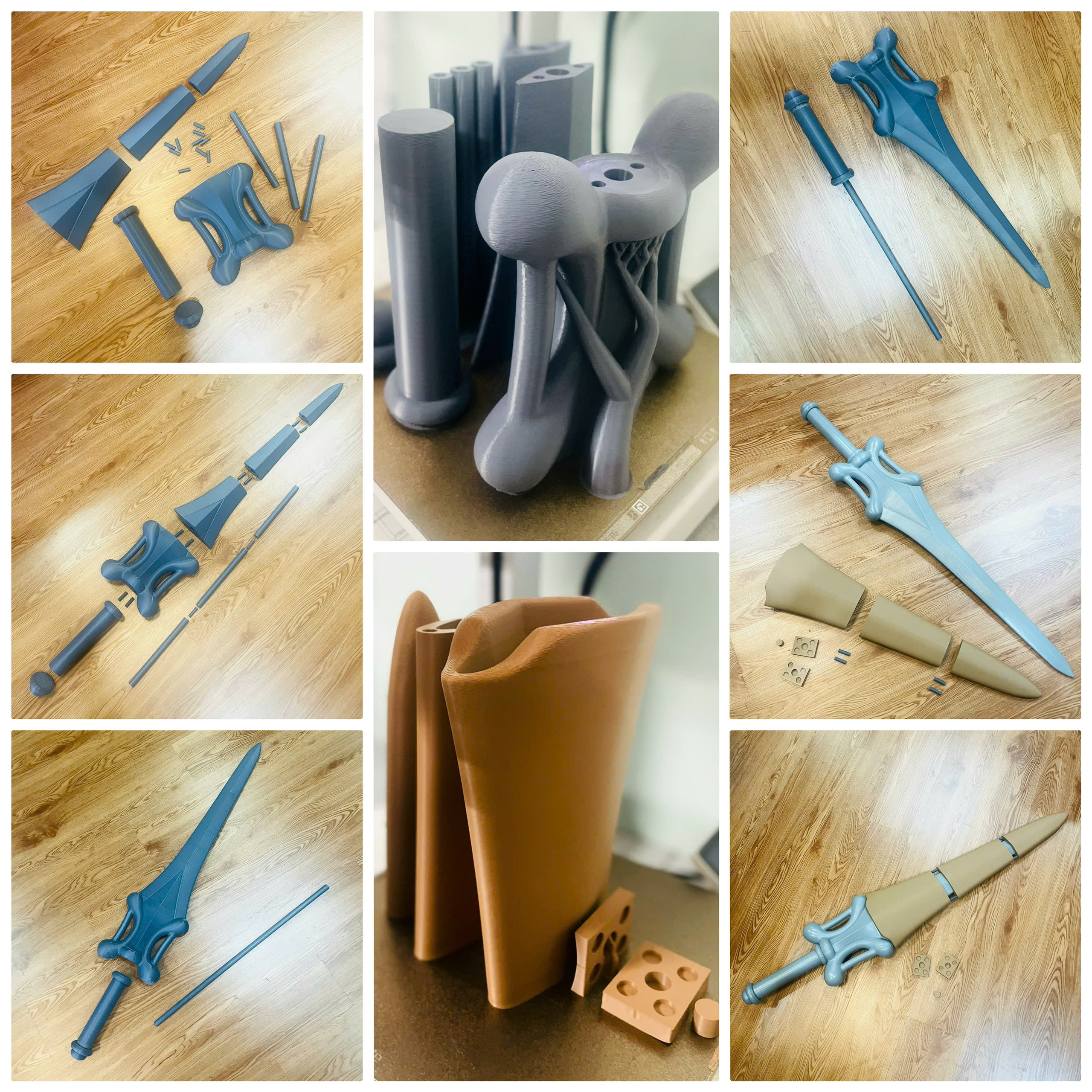 bstar3dprintprops Facebook ad: Wig/Hair & Power Sword STL file - He-man…