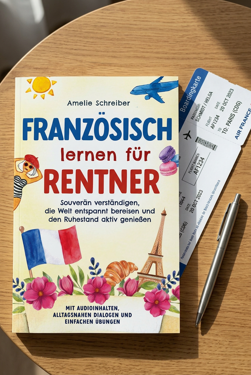 LE unlimited Facebook ad: Französisch entspannt im Ruhestand