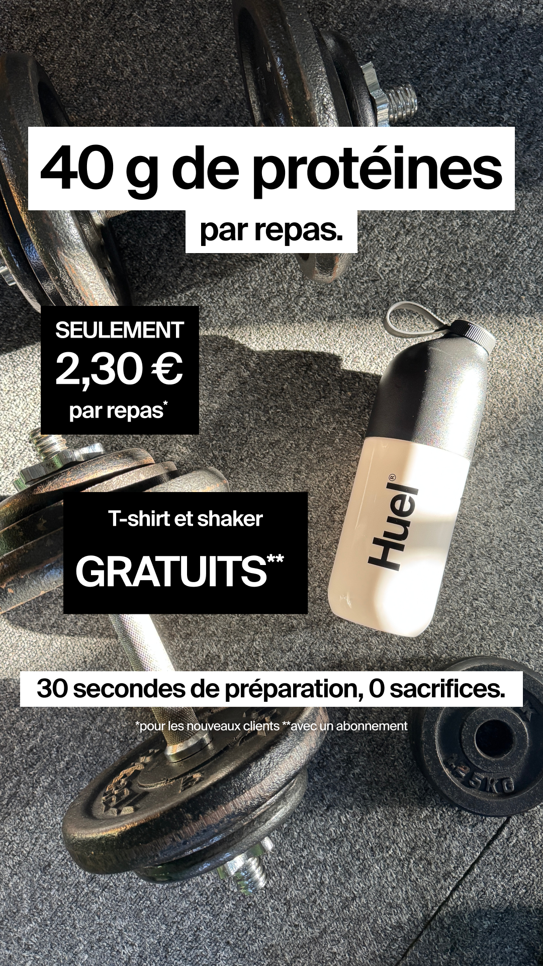 Huel Facebook ad