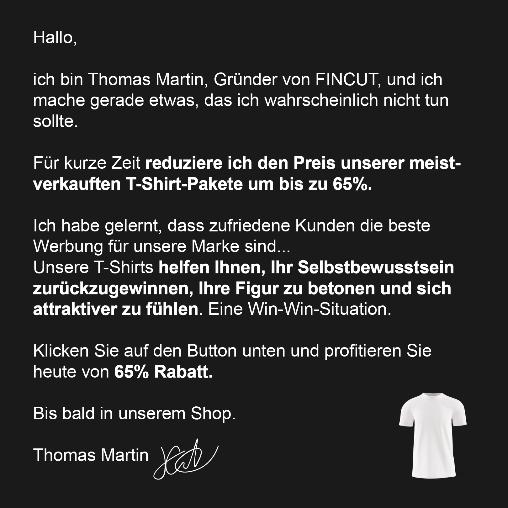 Fincut Facebook ad