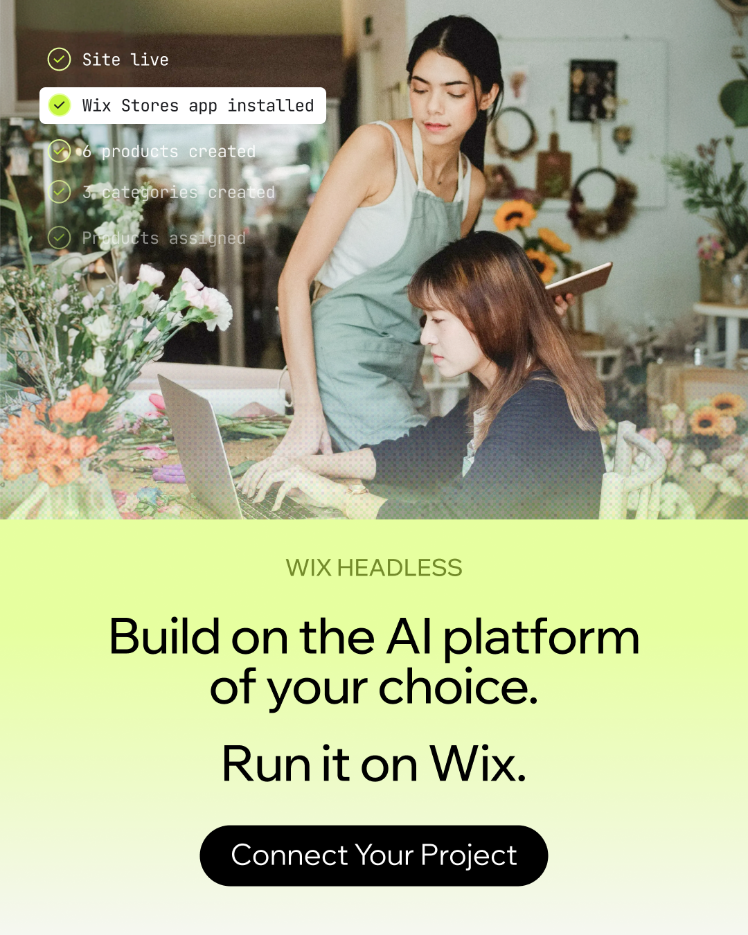 Wix Facebook ad