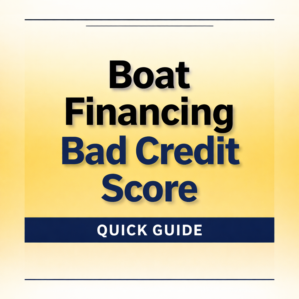 World of Cars Facebook ad: Boat Financing Options for Bad Credit Explained