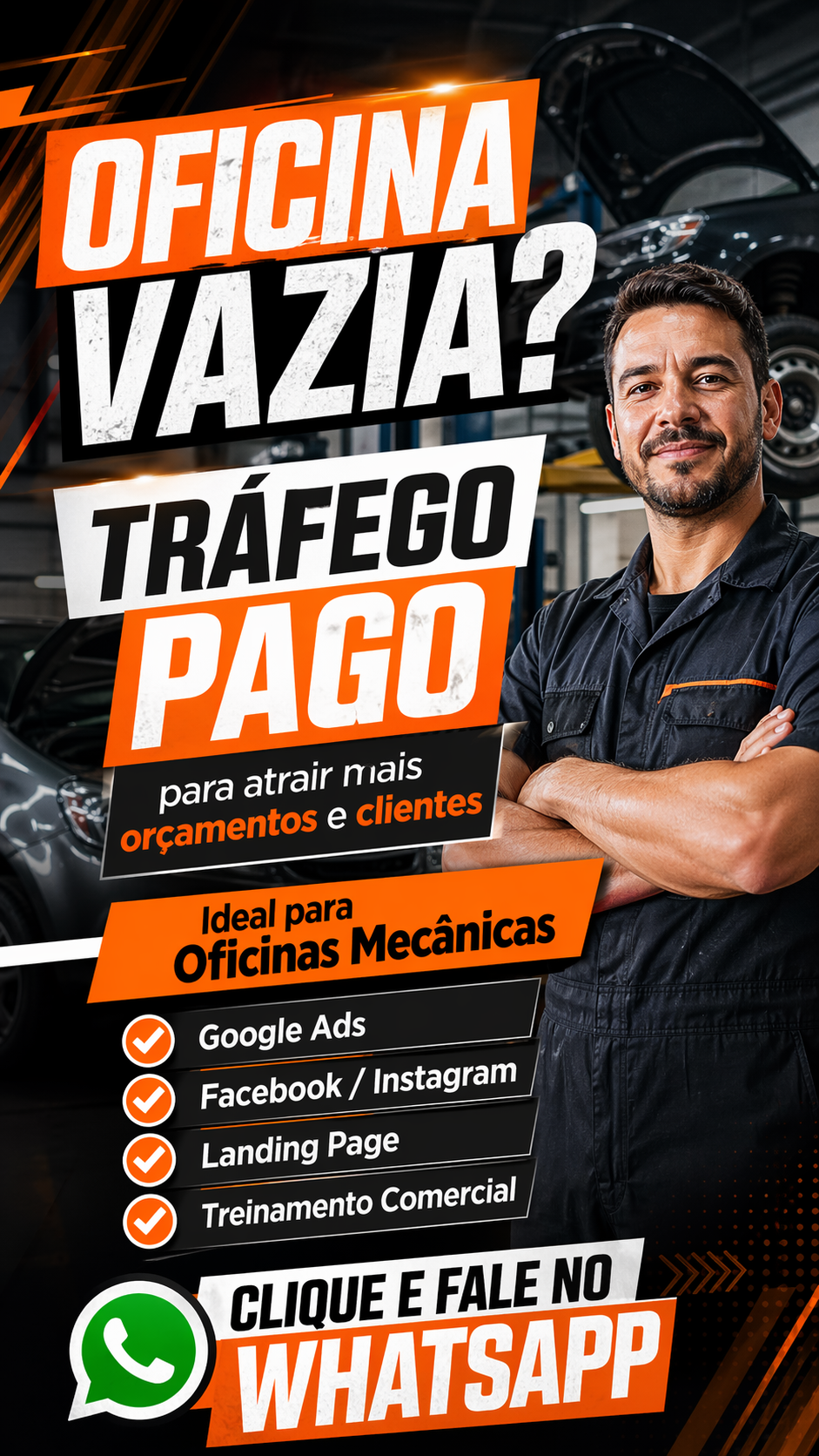 ÁS Gestão Digital Facebook ad: Tráfego Pago para Oficinas Mecânicas
