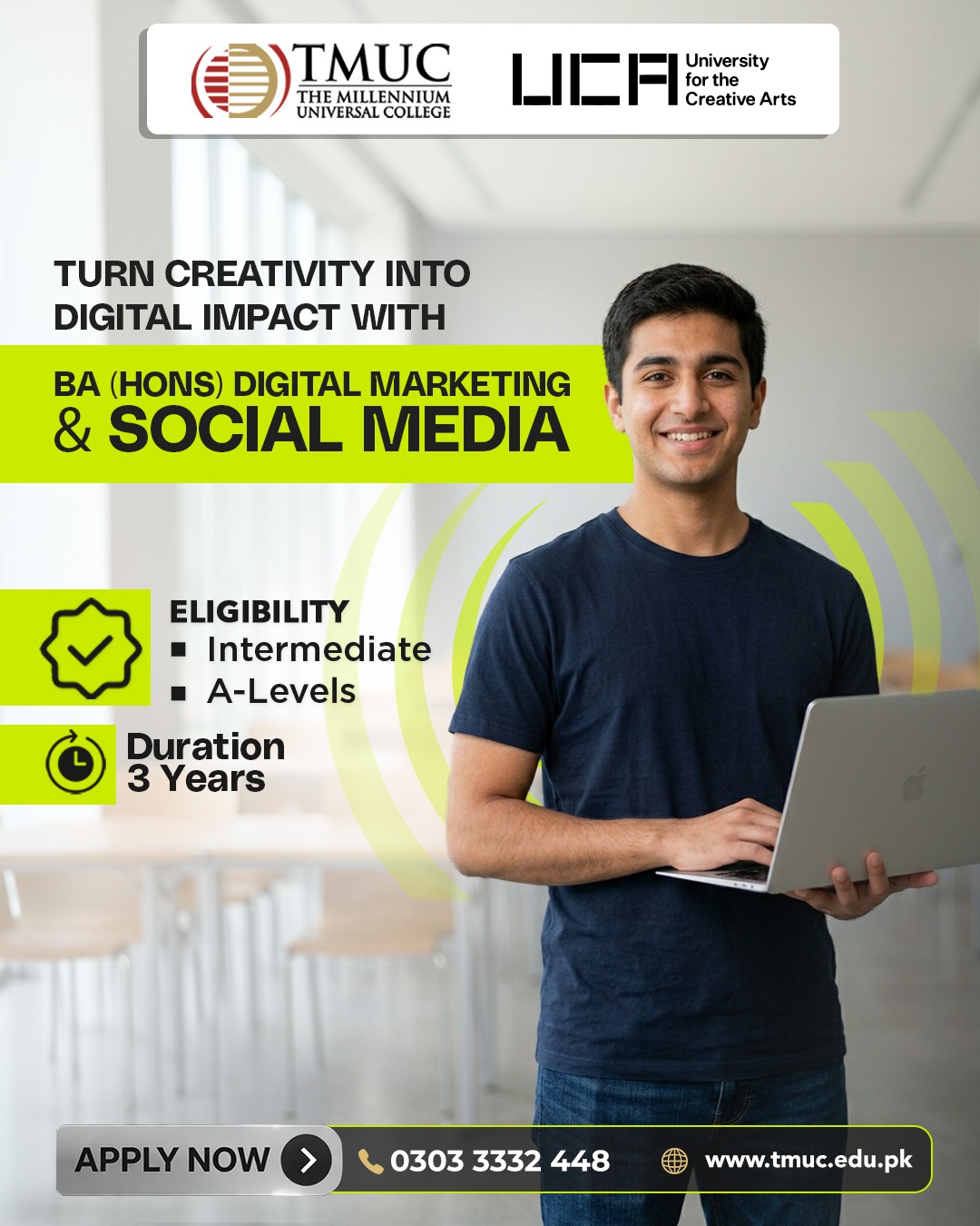 TMUC Pakistan Facebook ad