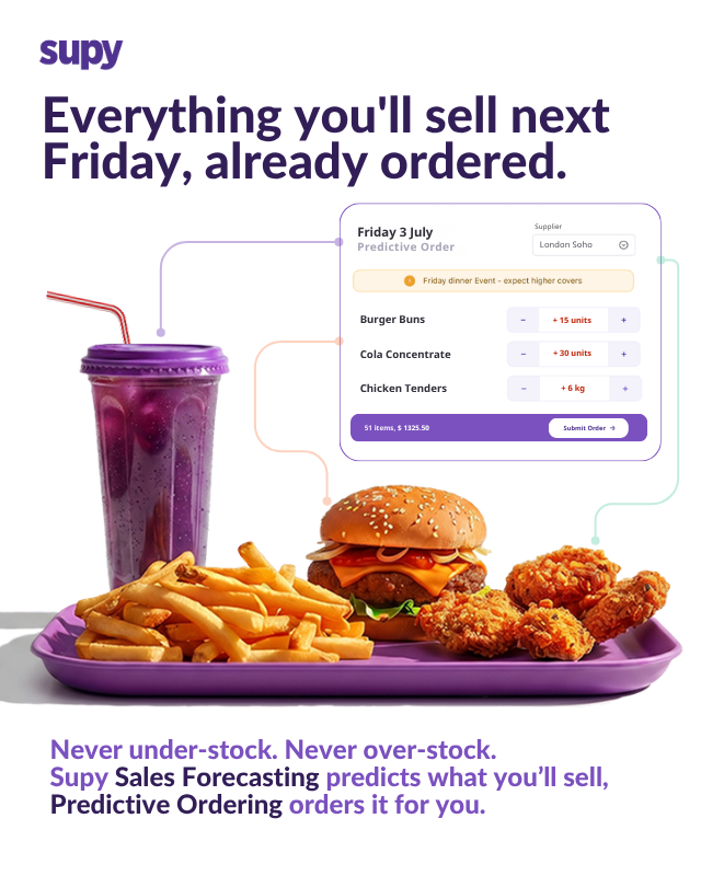 Supy Facebook ad
