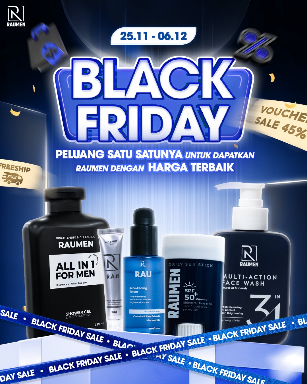 Rau Malaysia - For Men Facebook ad