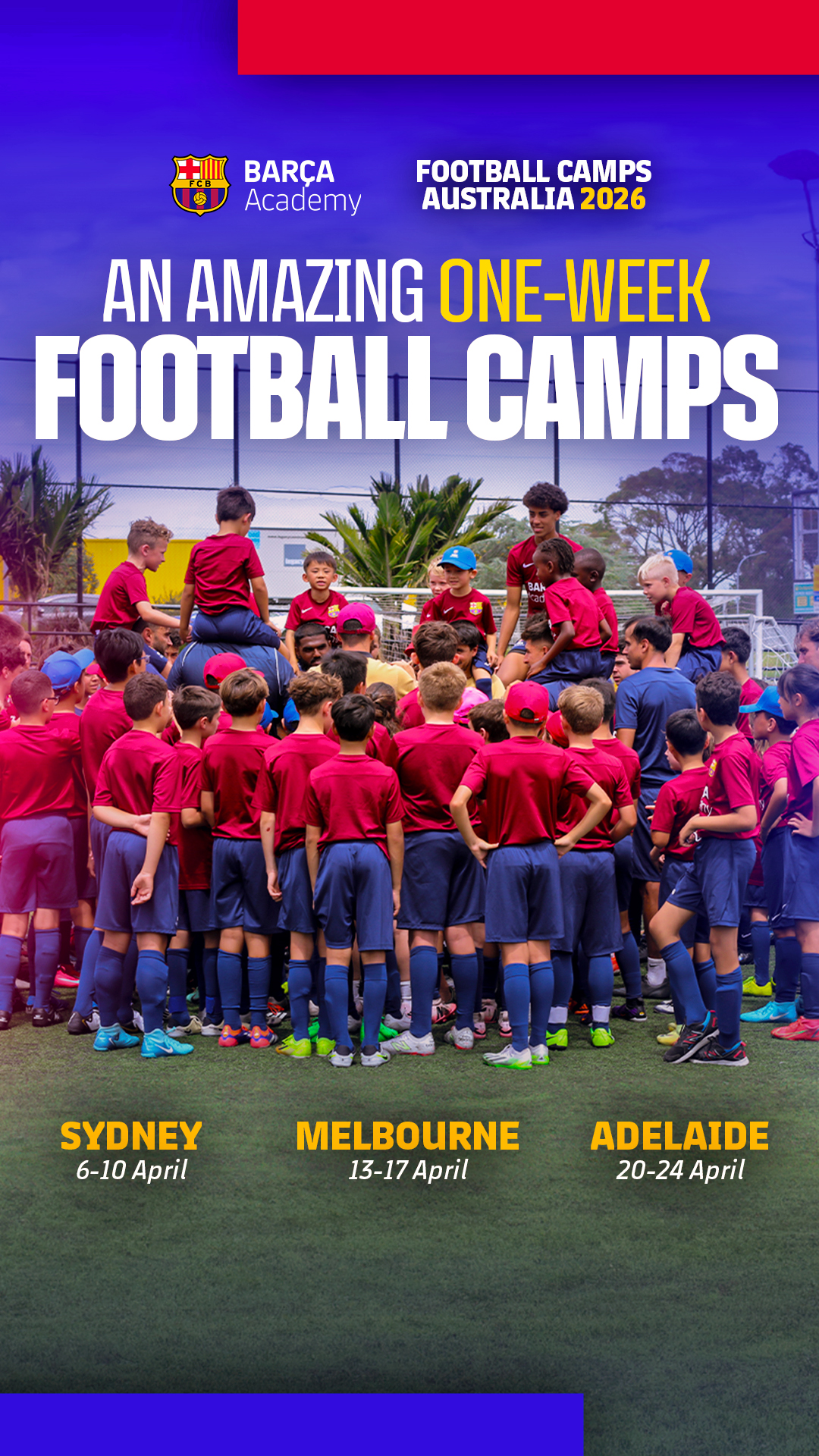 Barça Academy Australia & New Zealand Facebook ad