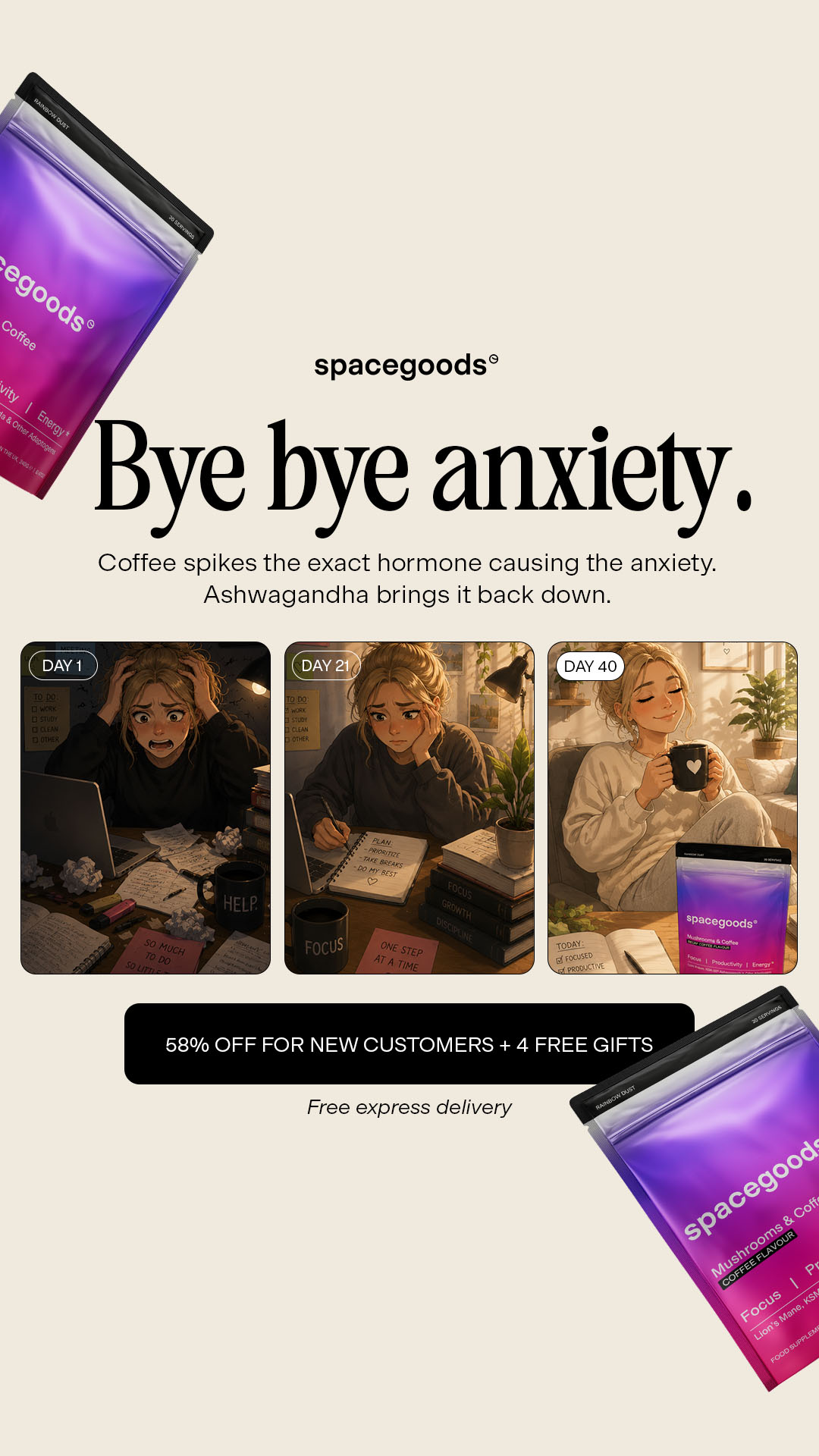 Spacegoods Facebook ad
