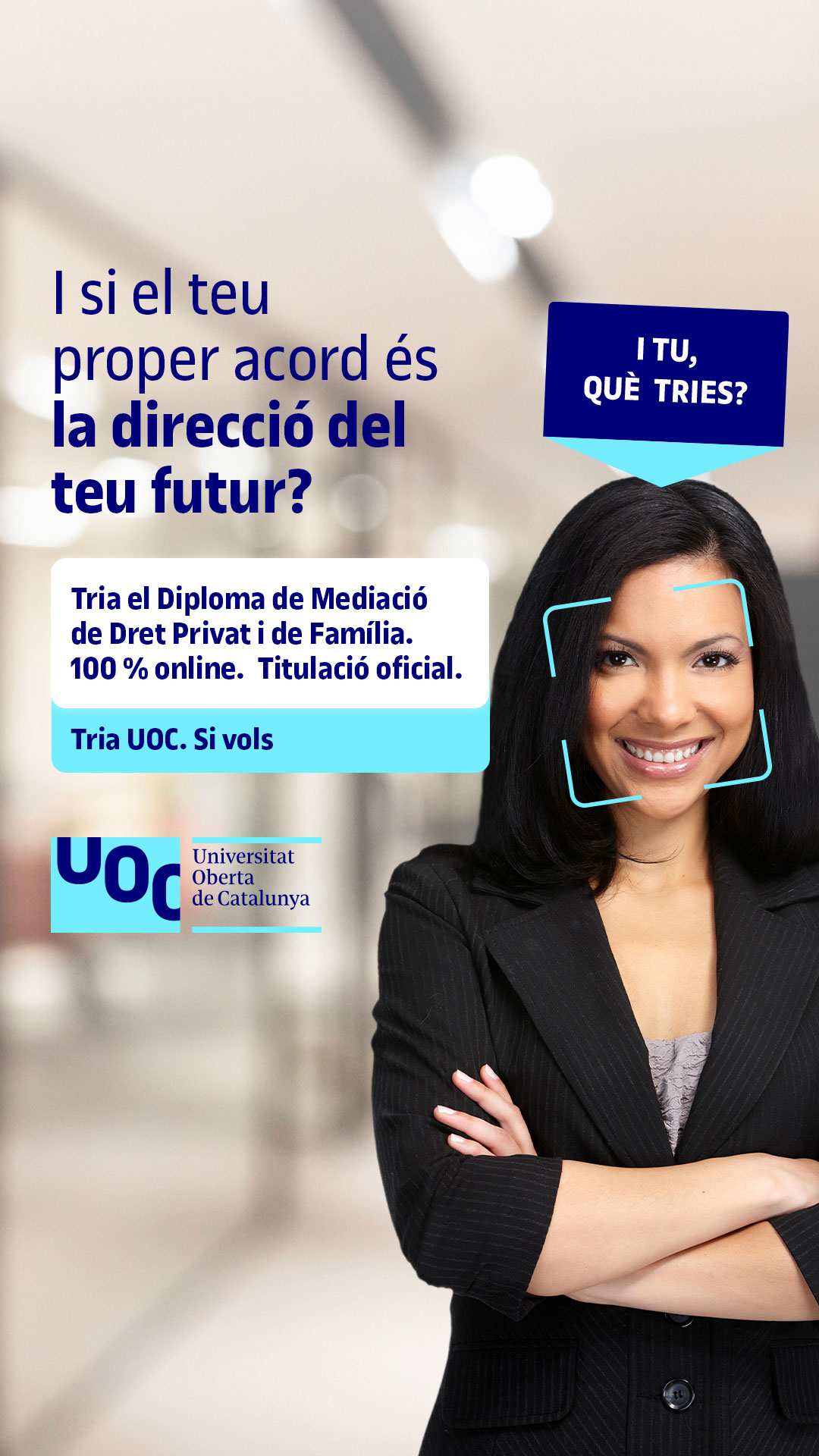 Universitat Oberta de Catalunya (UOC) Facebook ad