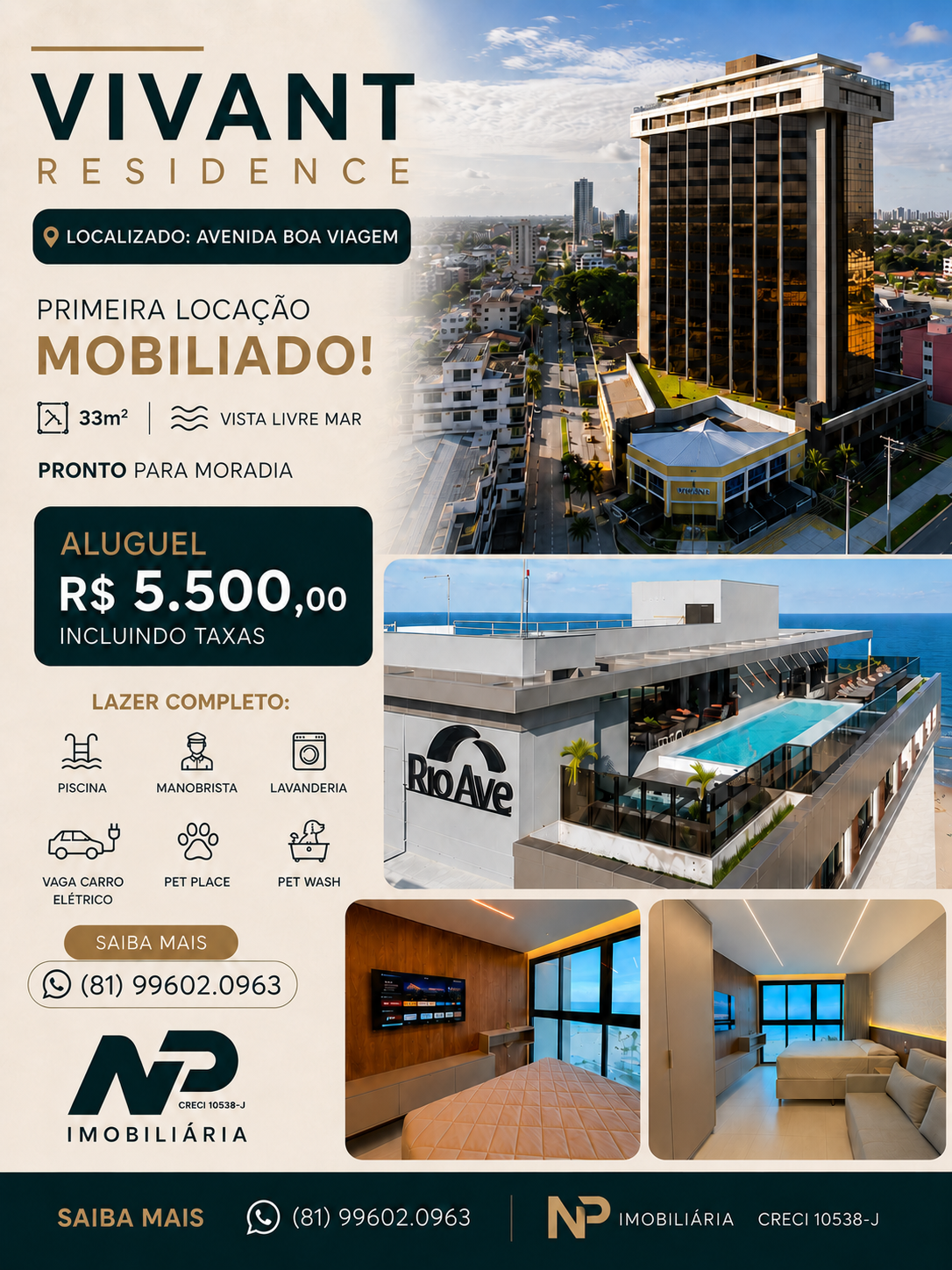 Imobiliária Nailton Paulo Facebook ad: Apartamento mobiliado na Av. Boa Viagem, pronto pra morar…