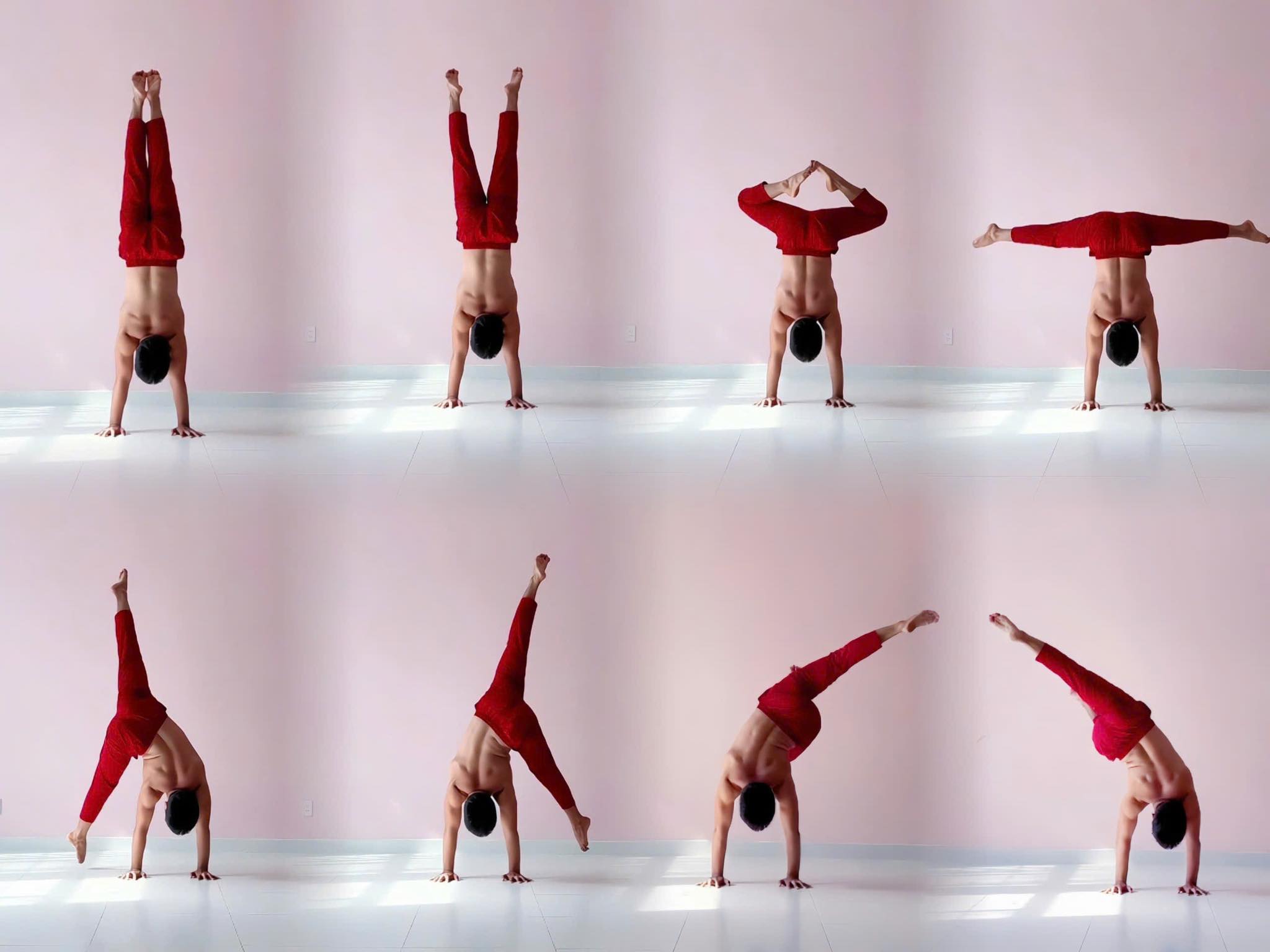 PINK Yoga Facebook ad: CHINH PHỤC HANDSTAND, LÀM CHỦ SỰ CÂN BẰNG