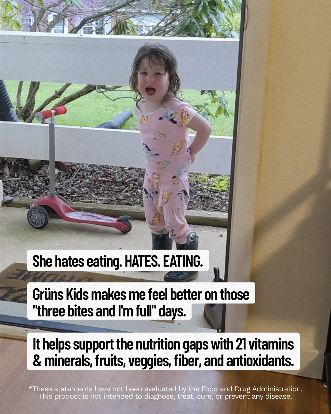 Grüns Kids Facebook ad