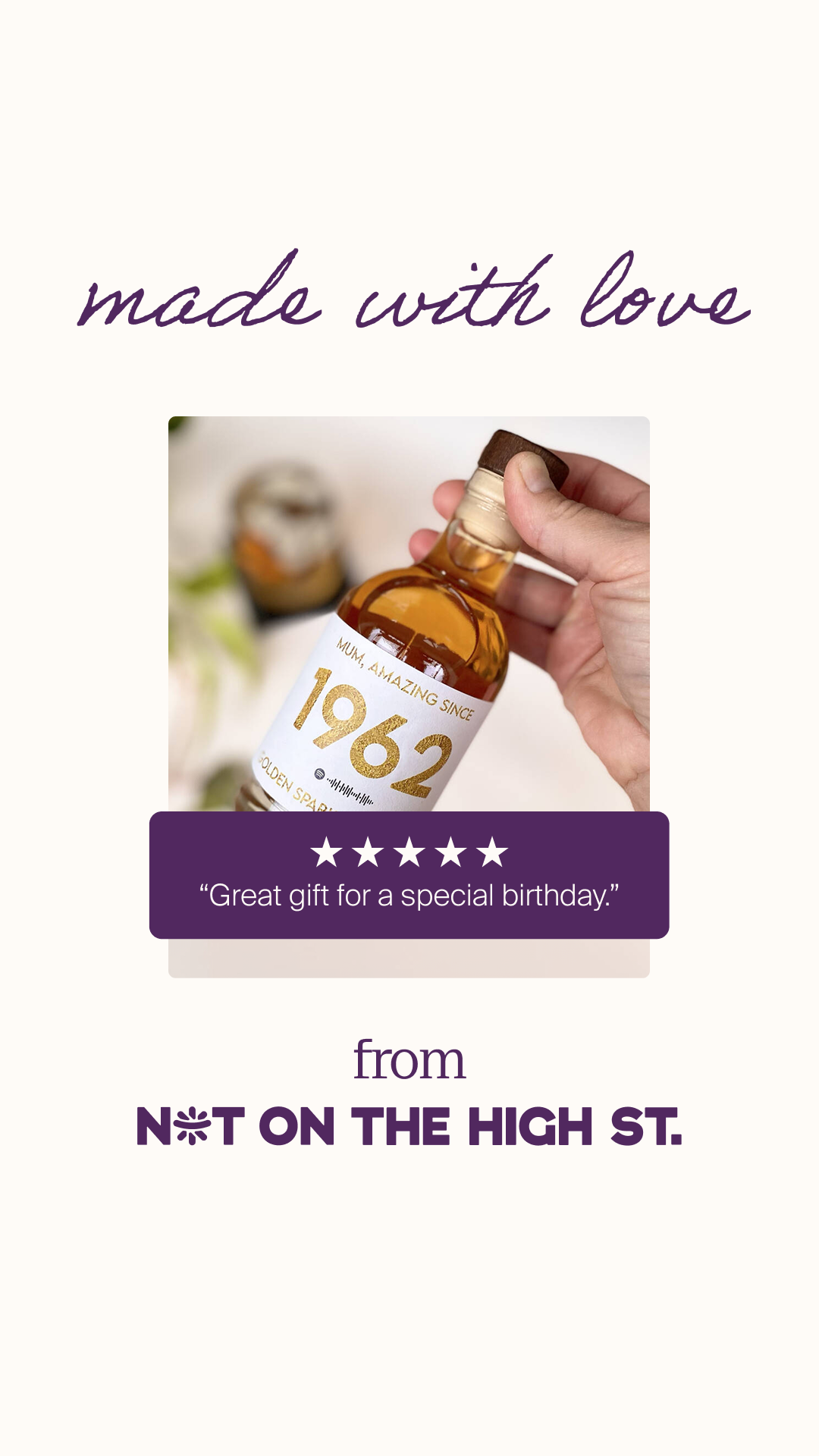 notonthehighstreet Facebook ad