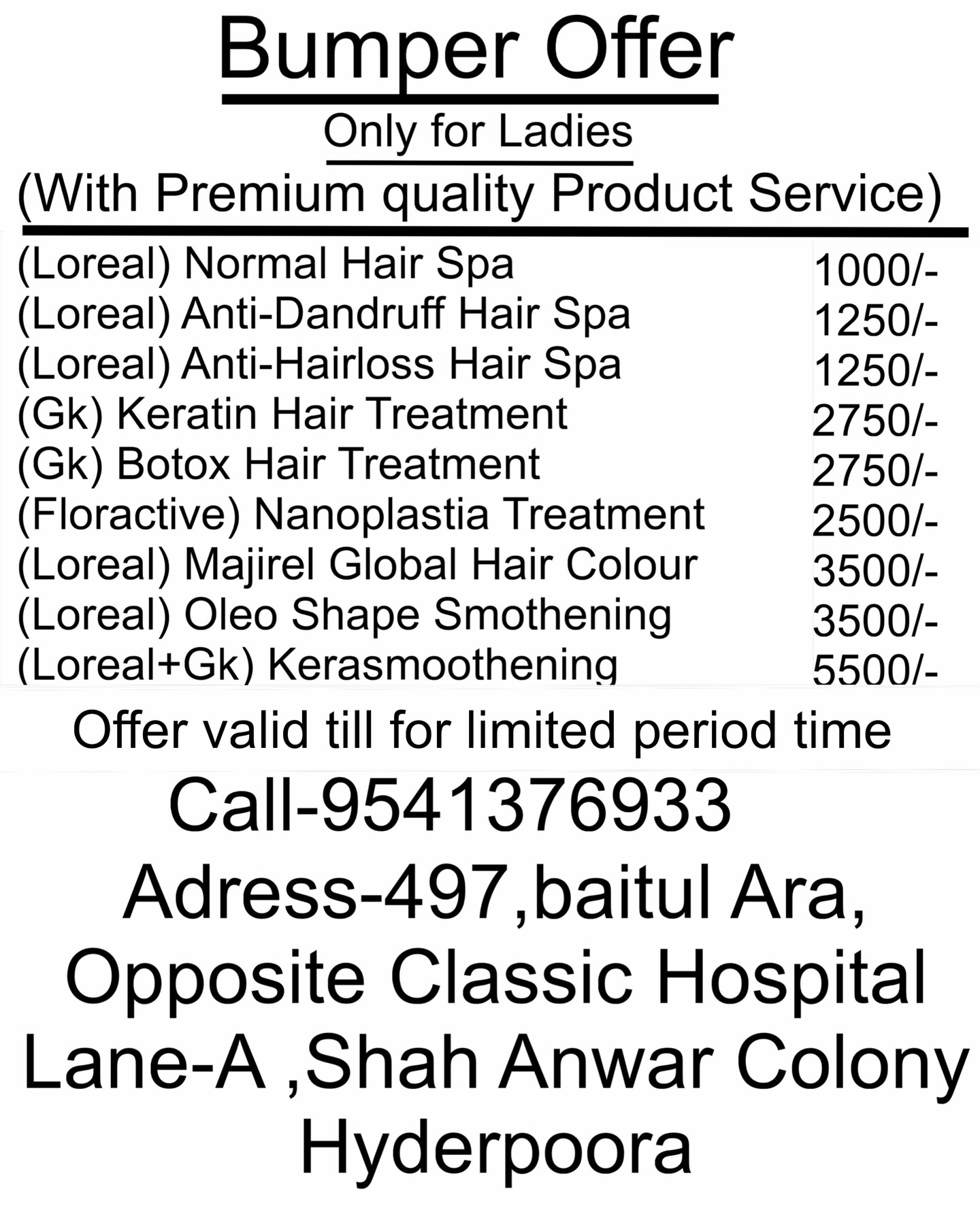 lorealsalon_hyderpora Facebook ad