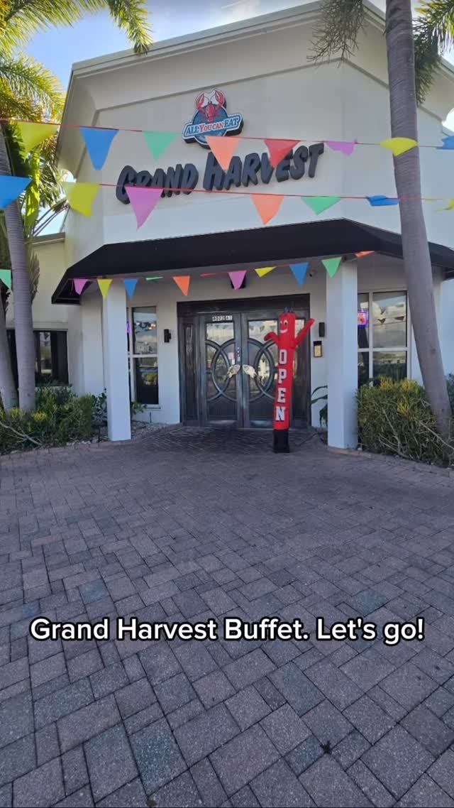 Grand Harvest buffet Facebook ad: GRAND HARVEST BUFFET