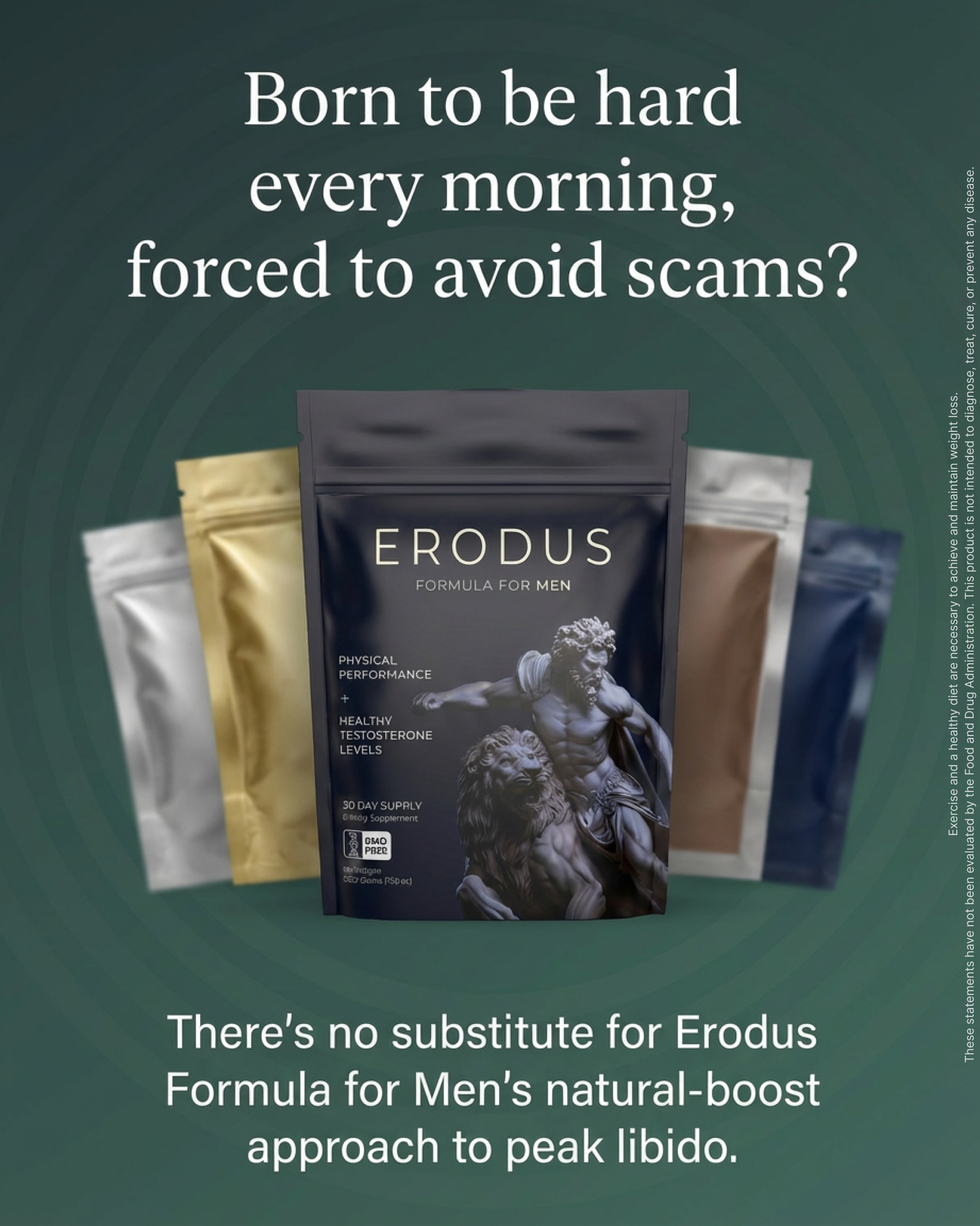 Erodus Formula For Men Facebook ad
