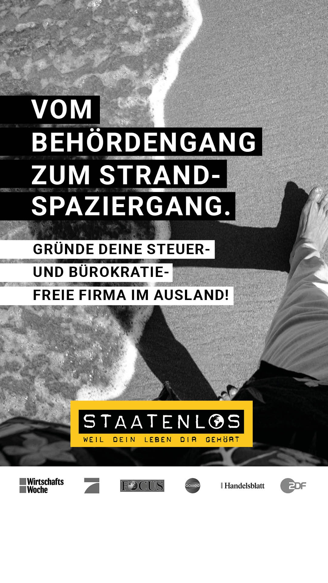 Staatenlos Facebook ad
