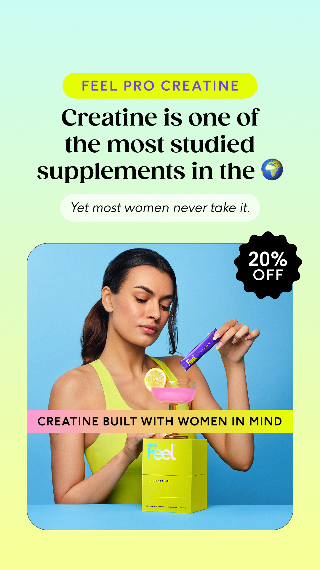 Feel Facebook ad