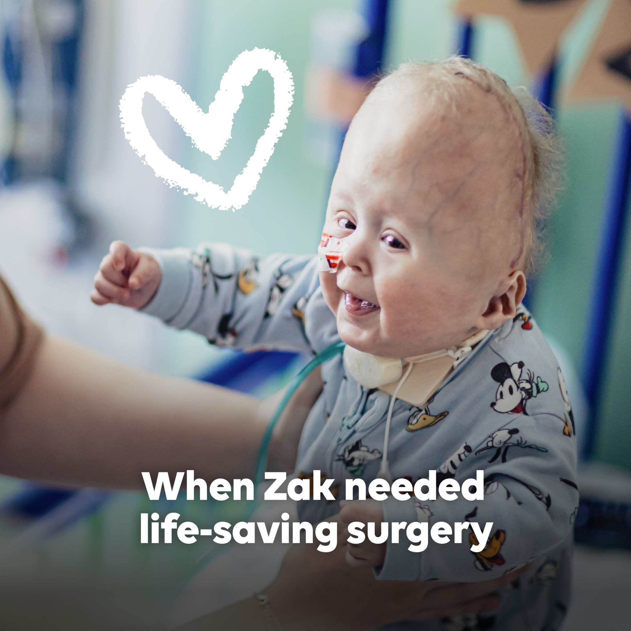 Great Ormond Street Hospital and Charity Facebook ad: Zak came to GOSH when he was just…