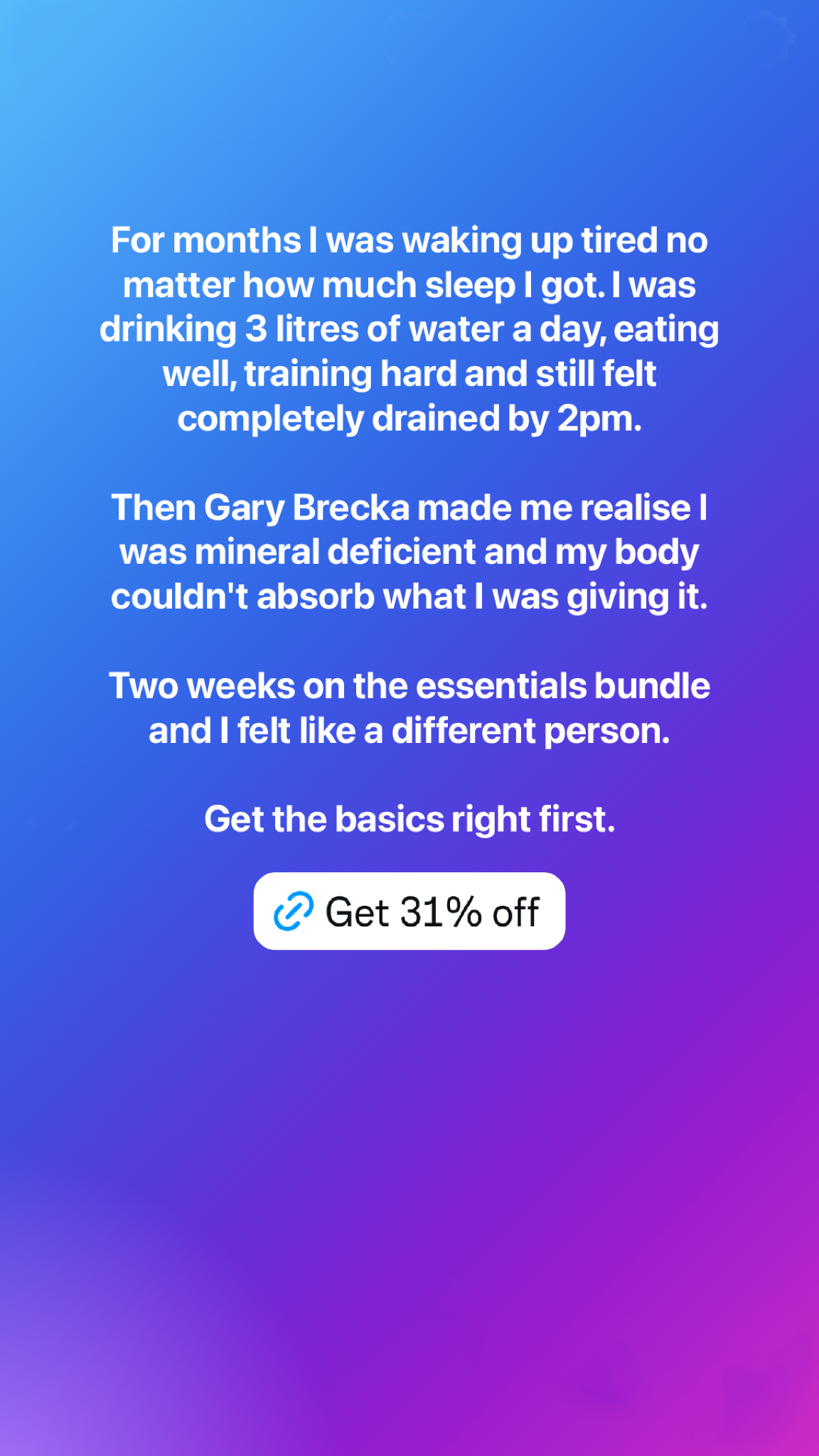 The Wellness Edit Facebook ad