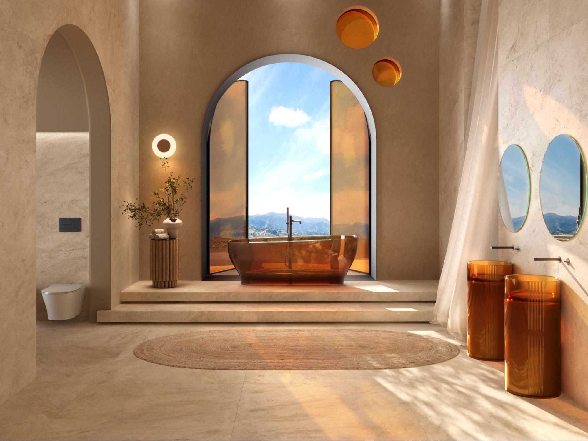 Noken Porcelanosa Bathrooms Facebook ad: 32nd Porcelanosa International Exhibition: design and…