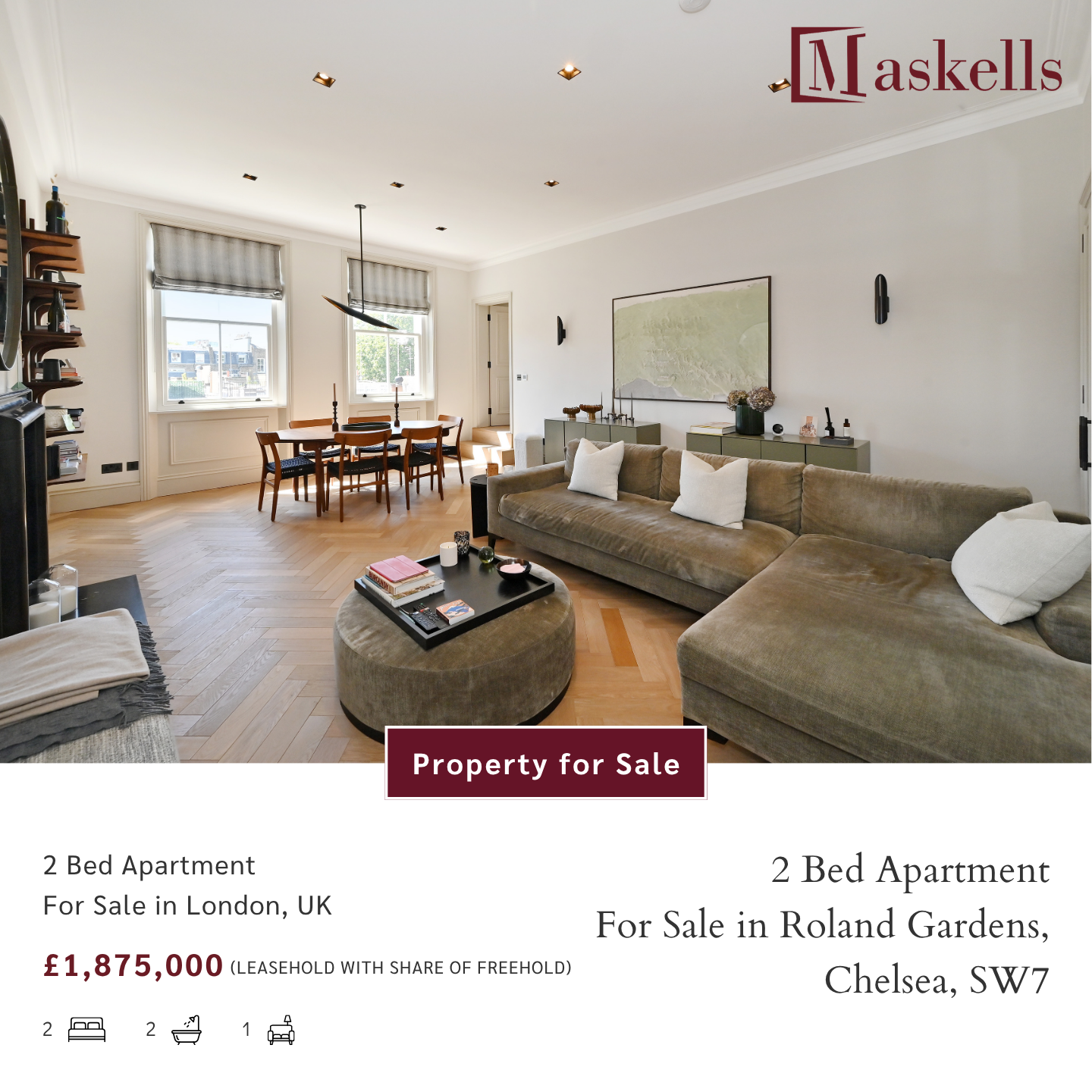Maskells Estate Agents Facebook ad