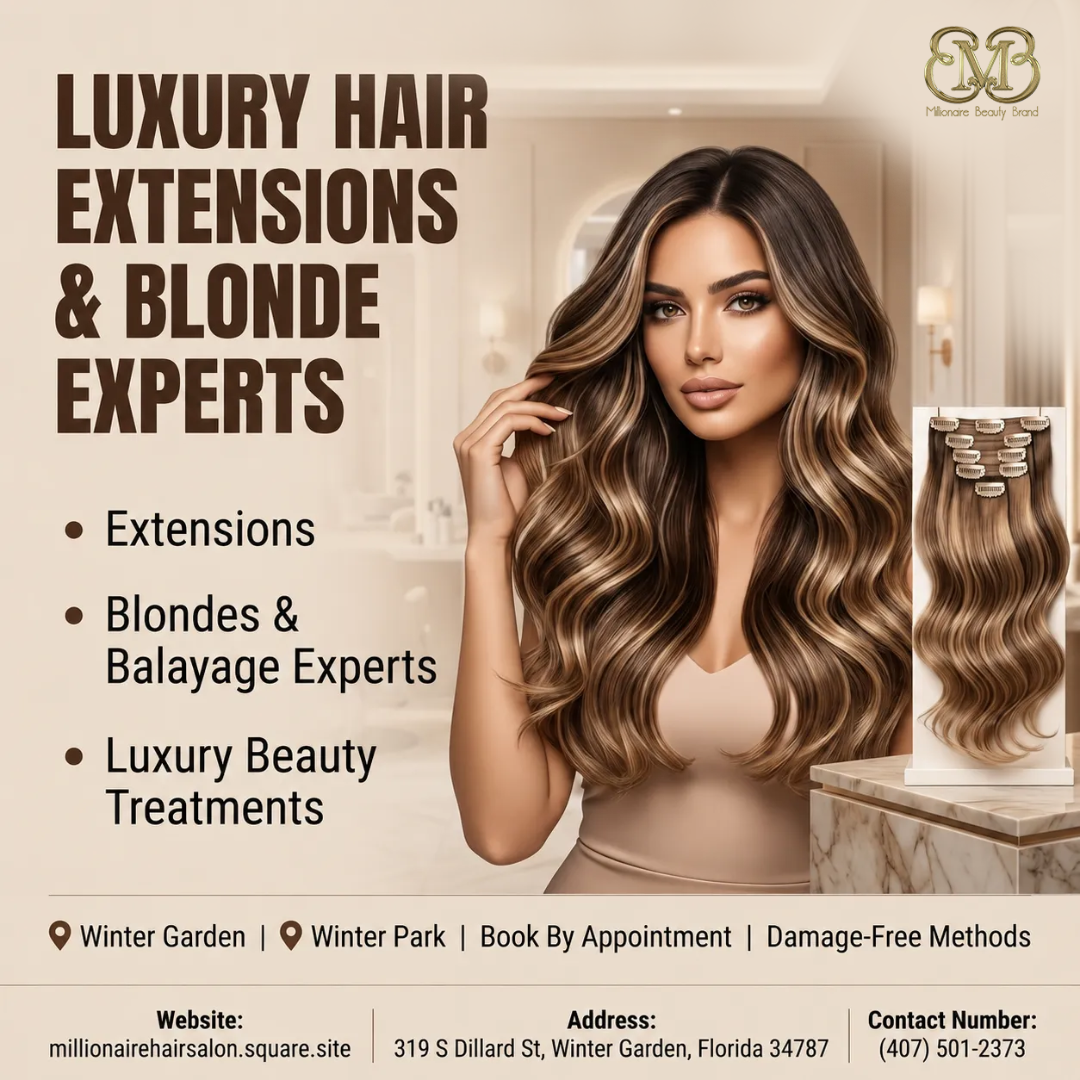 Millionaire Beauty Brand Extensions Facebook ad