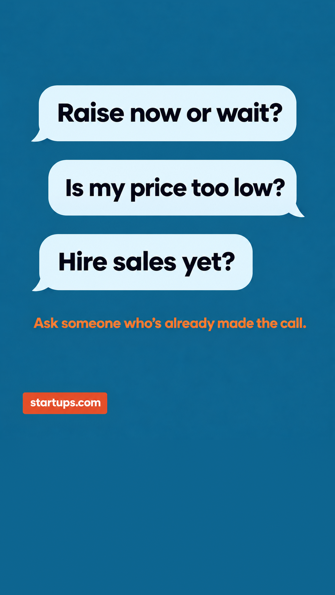 Startups.com Facebook ad: Startups Pro