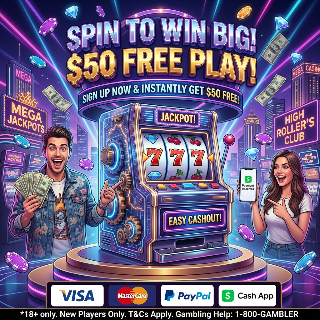 Instant Slots Fortune Facebook ad: Earn $124 in 8 minutes
