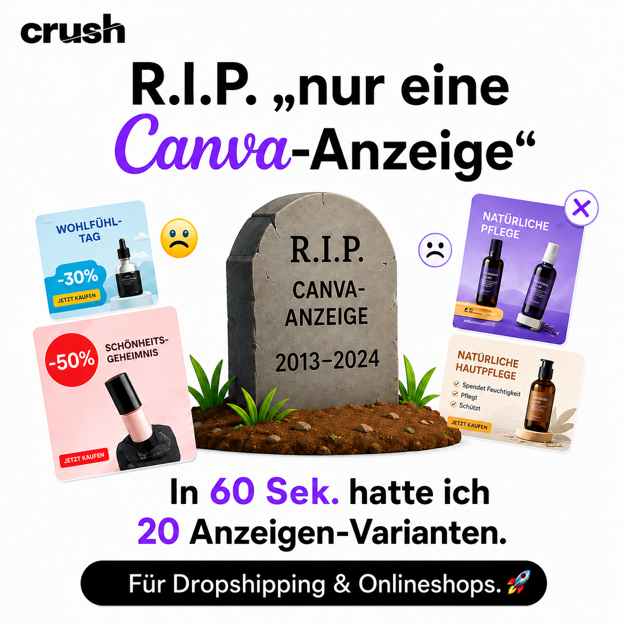 trycrush.ai Facebook ad