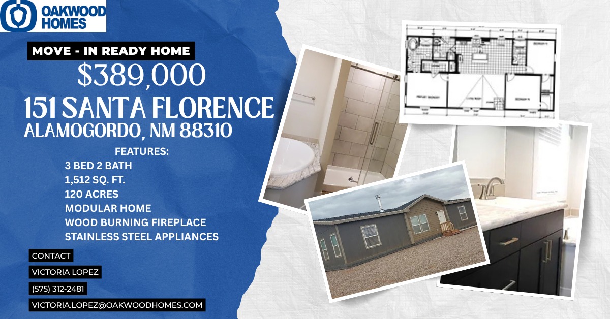 Oakwood Homes of Las Cruces Facebook ad