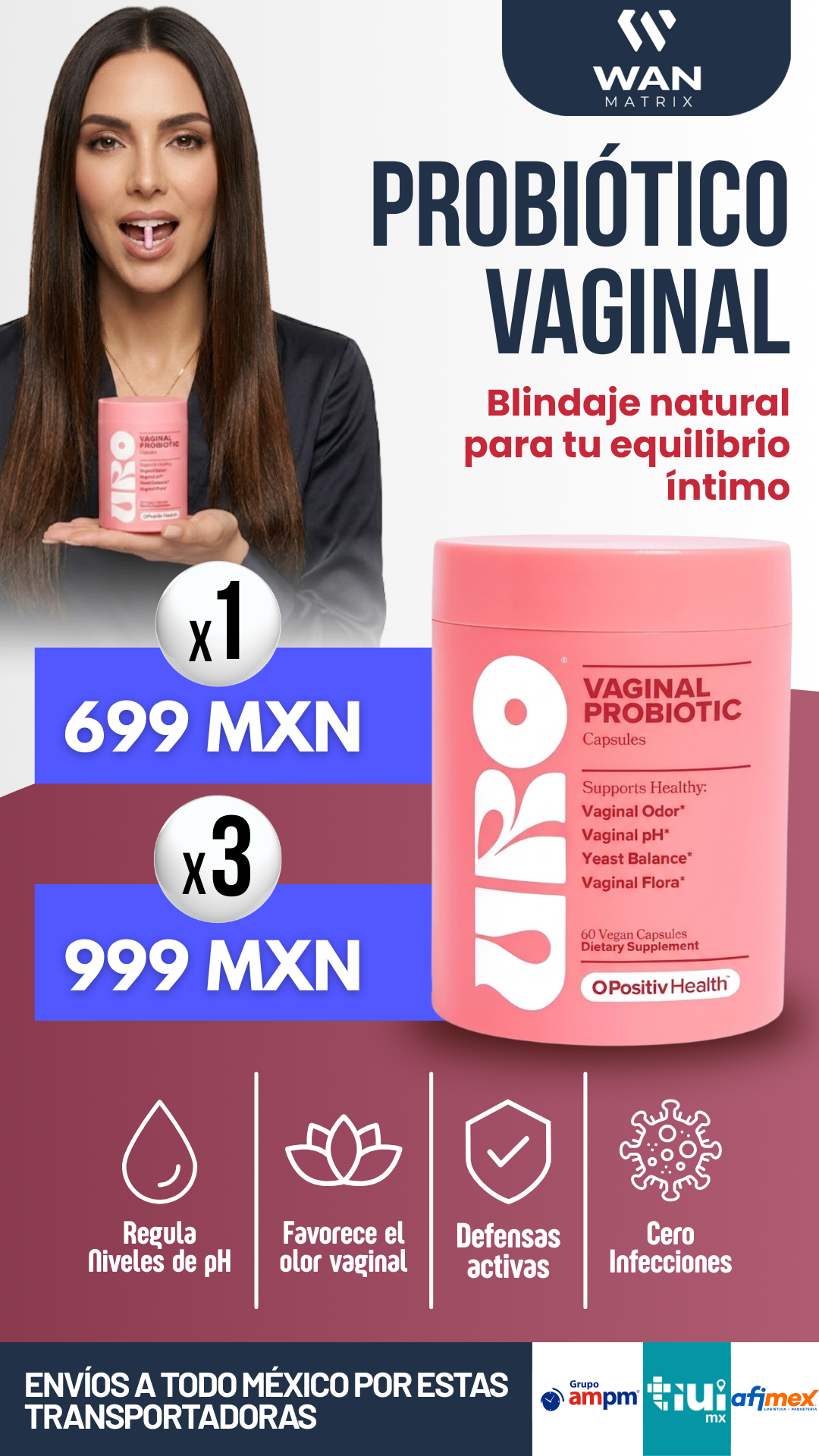 WanMatrix México Facebook ad from Jun 9, 2026