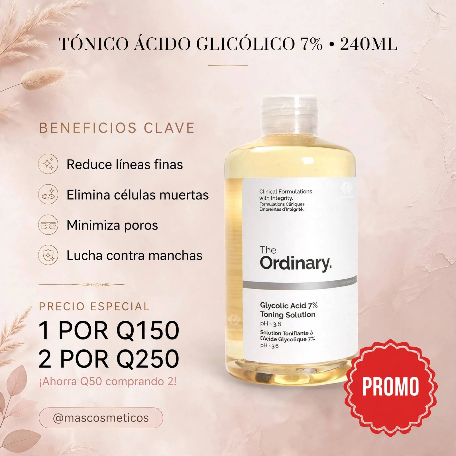 Más Cosméticos Facebook ad