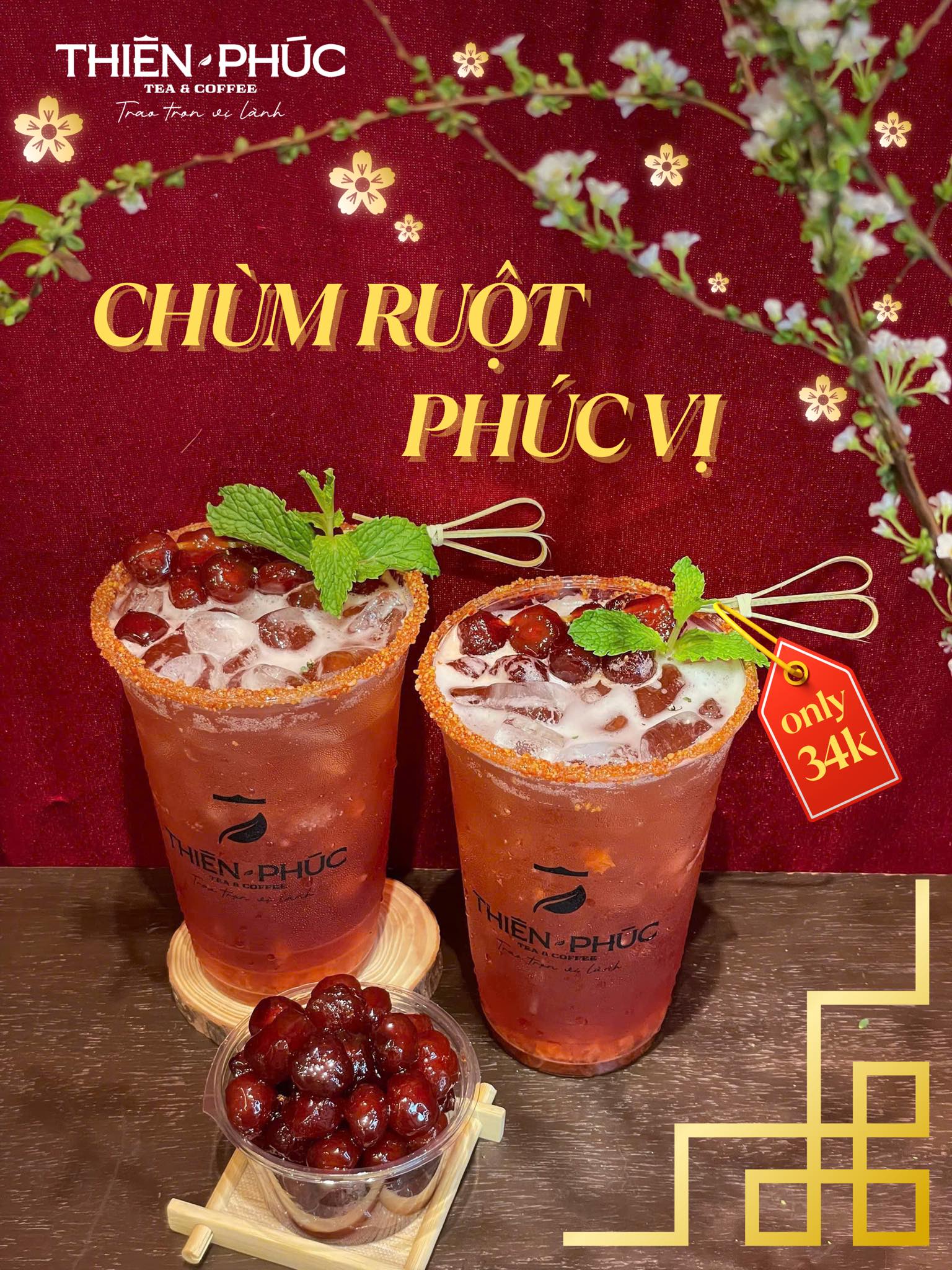 Thiên Phúc Tea & Coffee Facebook ad