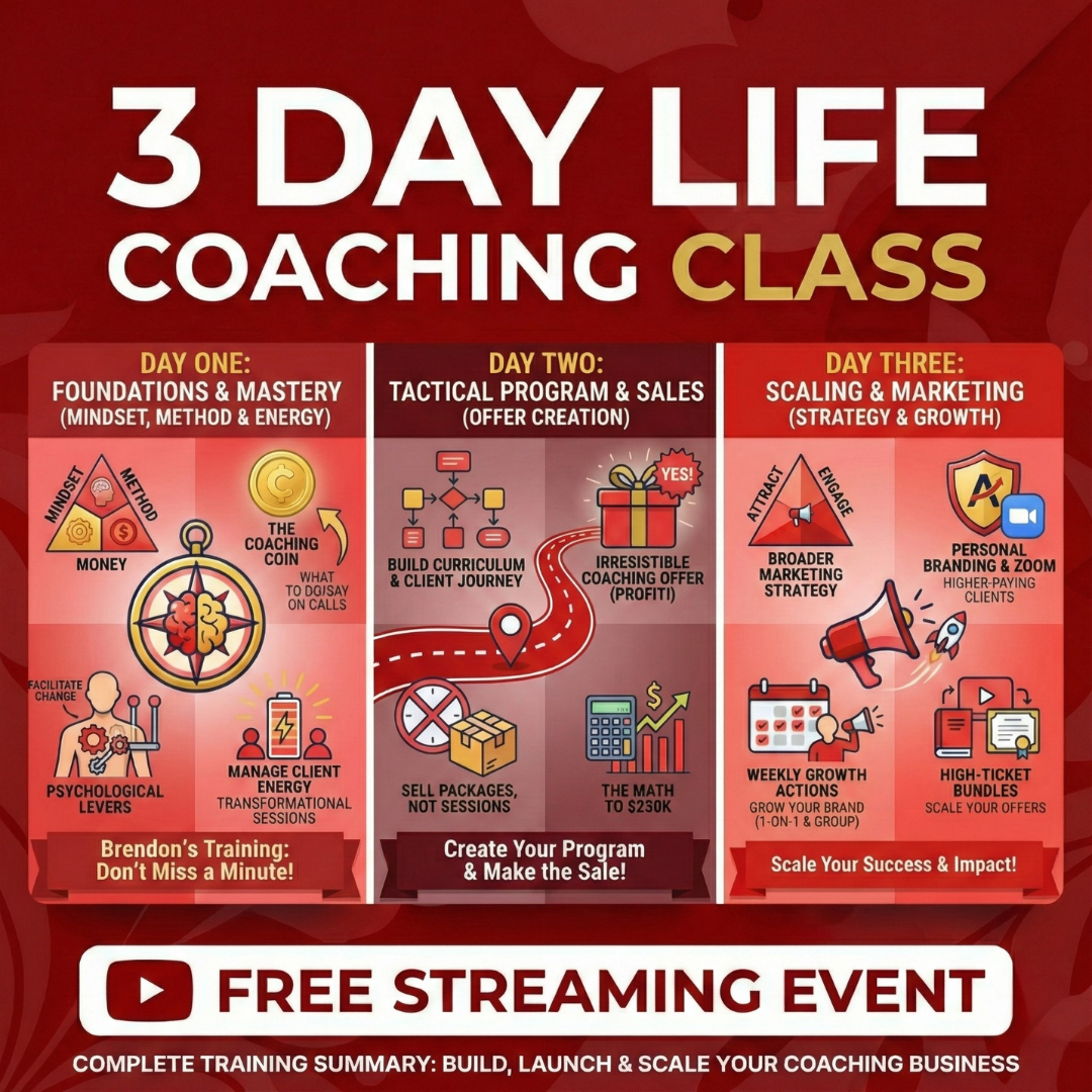 Brendon Burchard - Live. Love. Matter. Facebook ad