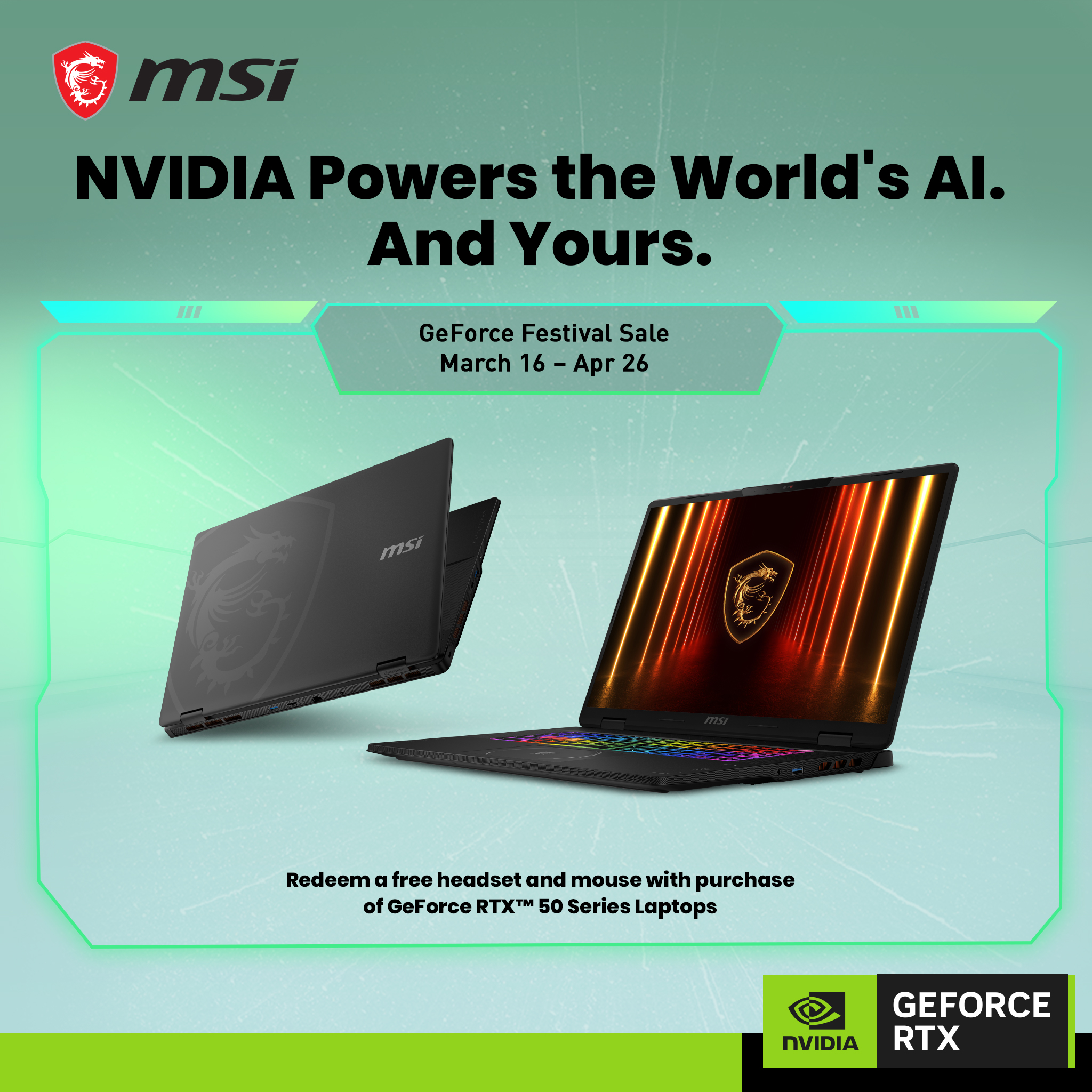 MSI Gaming Facebook ad