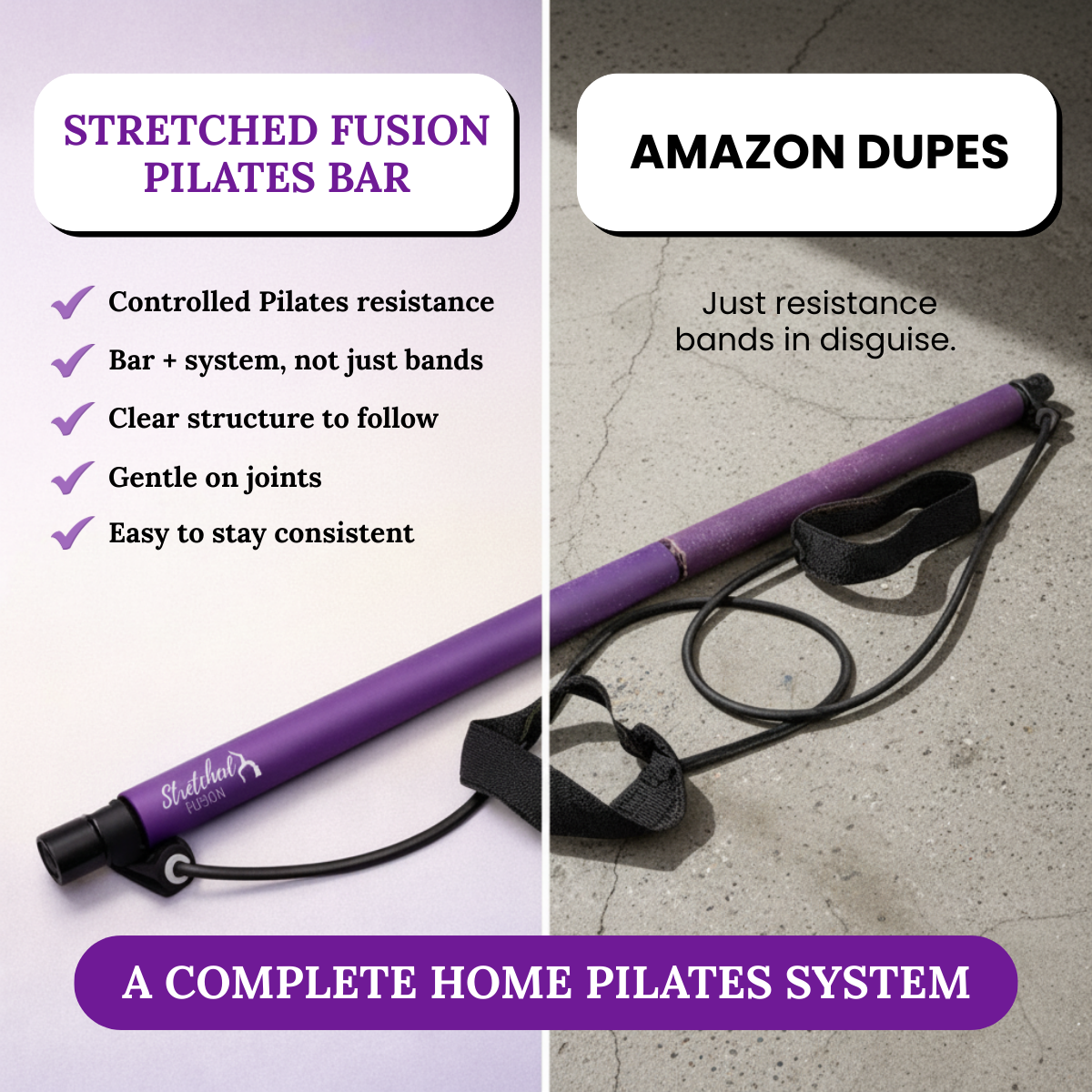 Pilates-Stretched-Fusion Facebook ad: 60% Off Sale + Free Socks Ends Today!