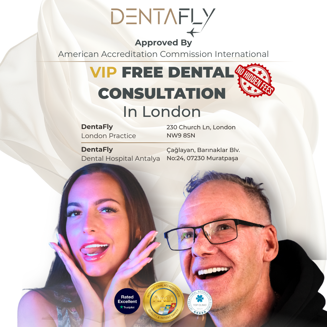Dentafly Facebook ad: Free Dental Consultation in London